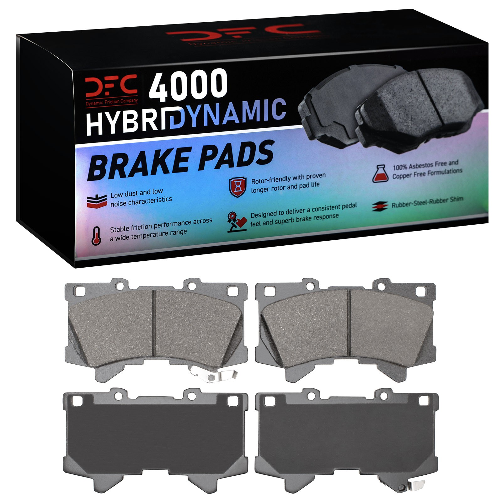 DYN 4000-2442-00 DFC 4000 HybriDynamic Brake Pads - Image 2