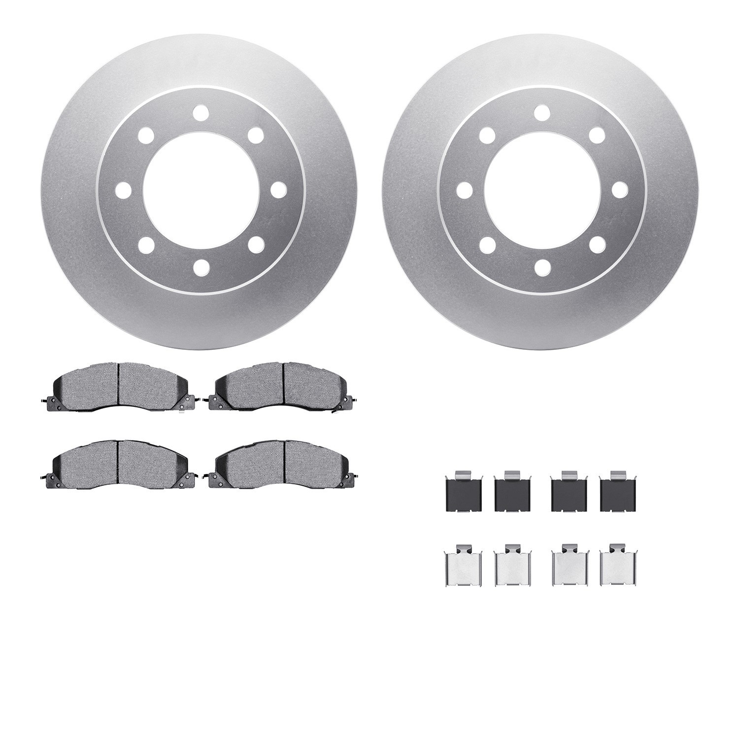 DYN-4212-40149 DFC GEOSPEC Coated Rotor- HD Brake Pad - Hardware