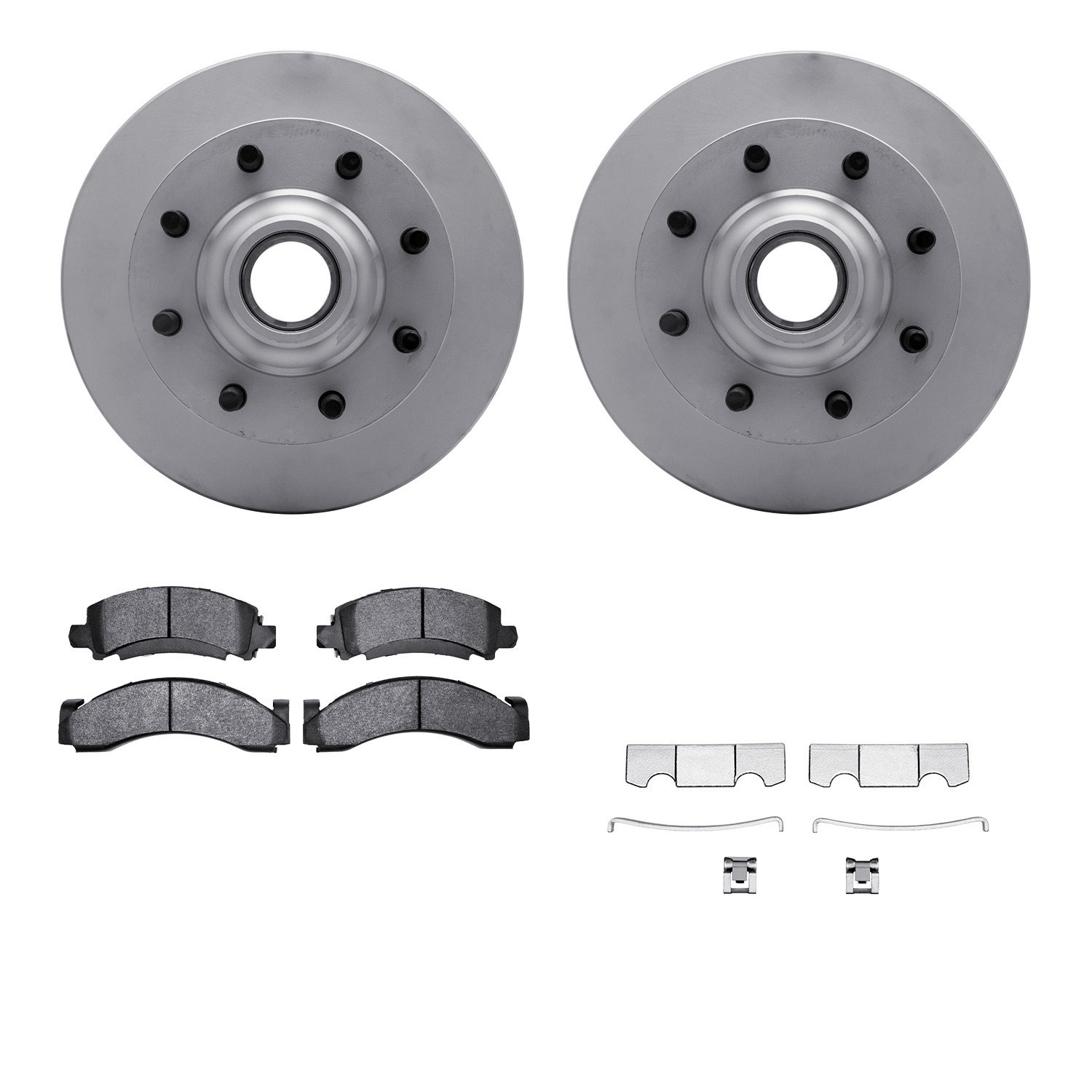 DYN-4212-48079 DFC GEOSPEC Coated Rotor- HD Brake Pad - Hardware