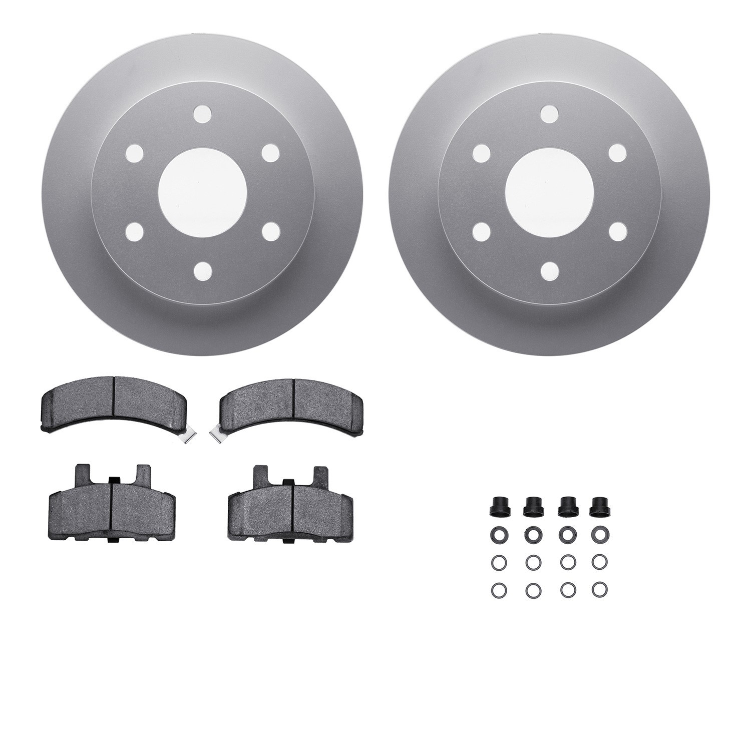 DYN-4212-48083 DFC GEOSPEC Coated Rotor- HD Brake Pad - Hardware