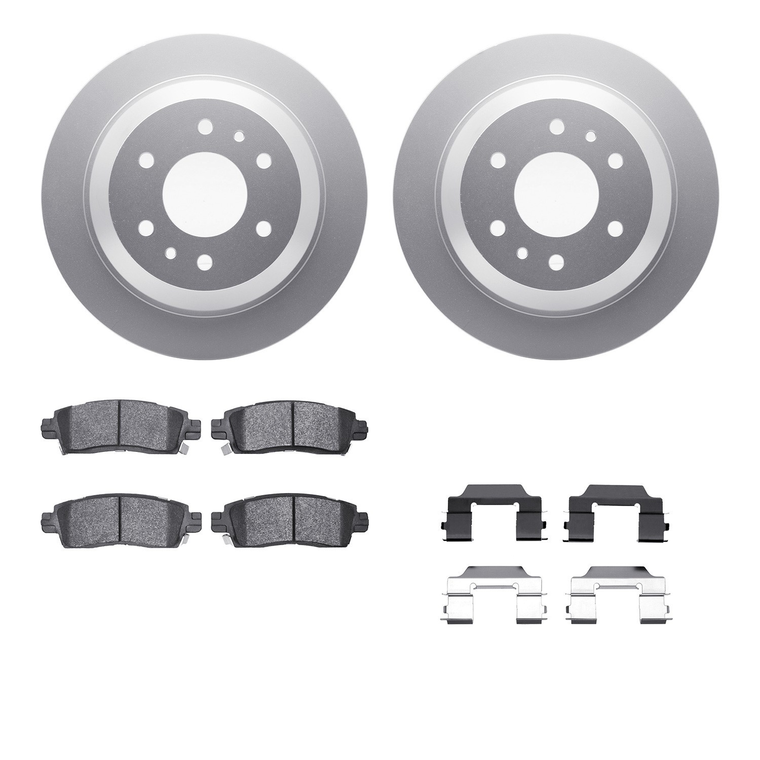 DYN-4212-48121 DFC GEOSPEC Coated Rotor- HD Brake Pad - Hardware