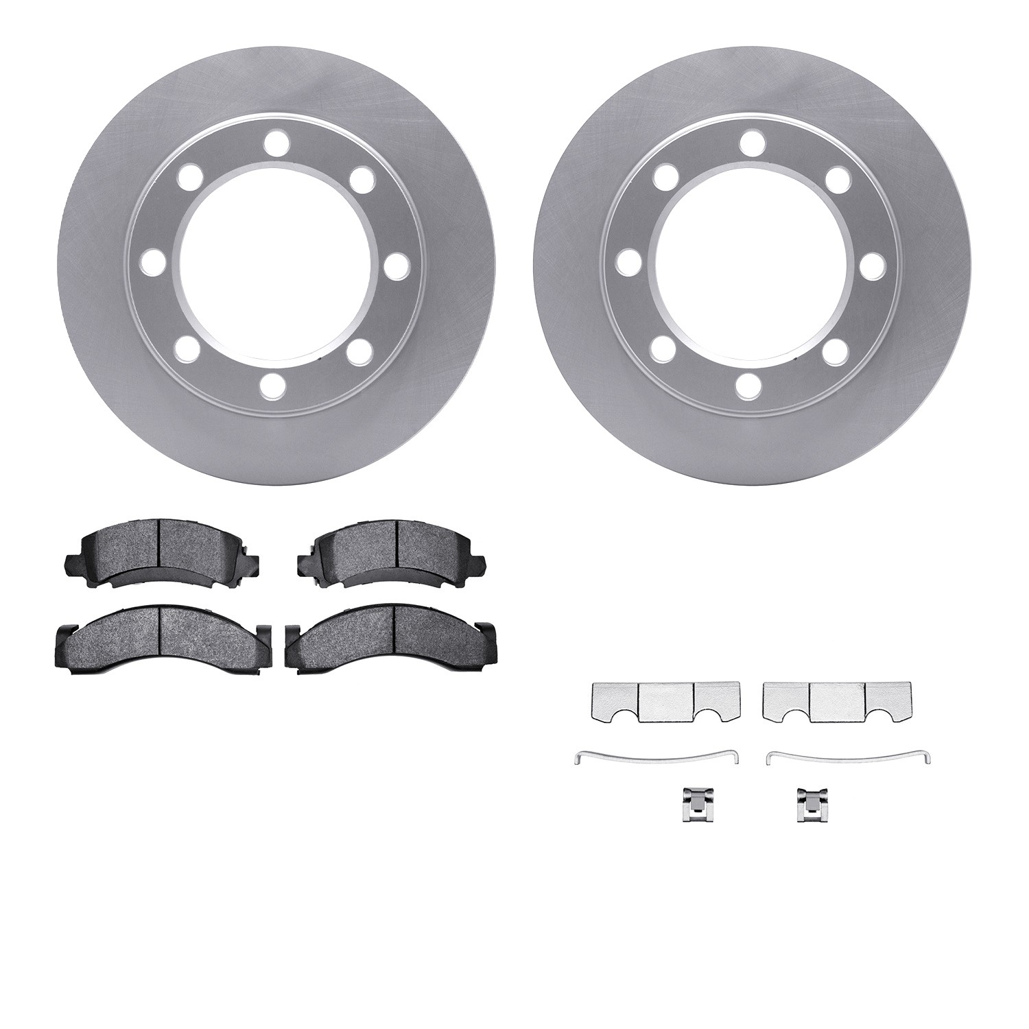 DYN-4212-48149 DFC GEOSPEC Coated Rotor- HD Brake Pad - Hardware