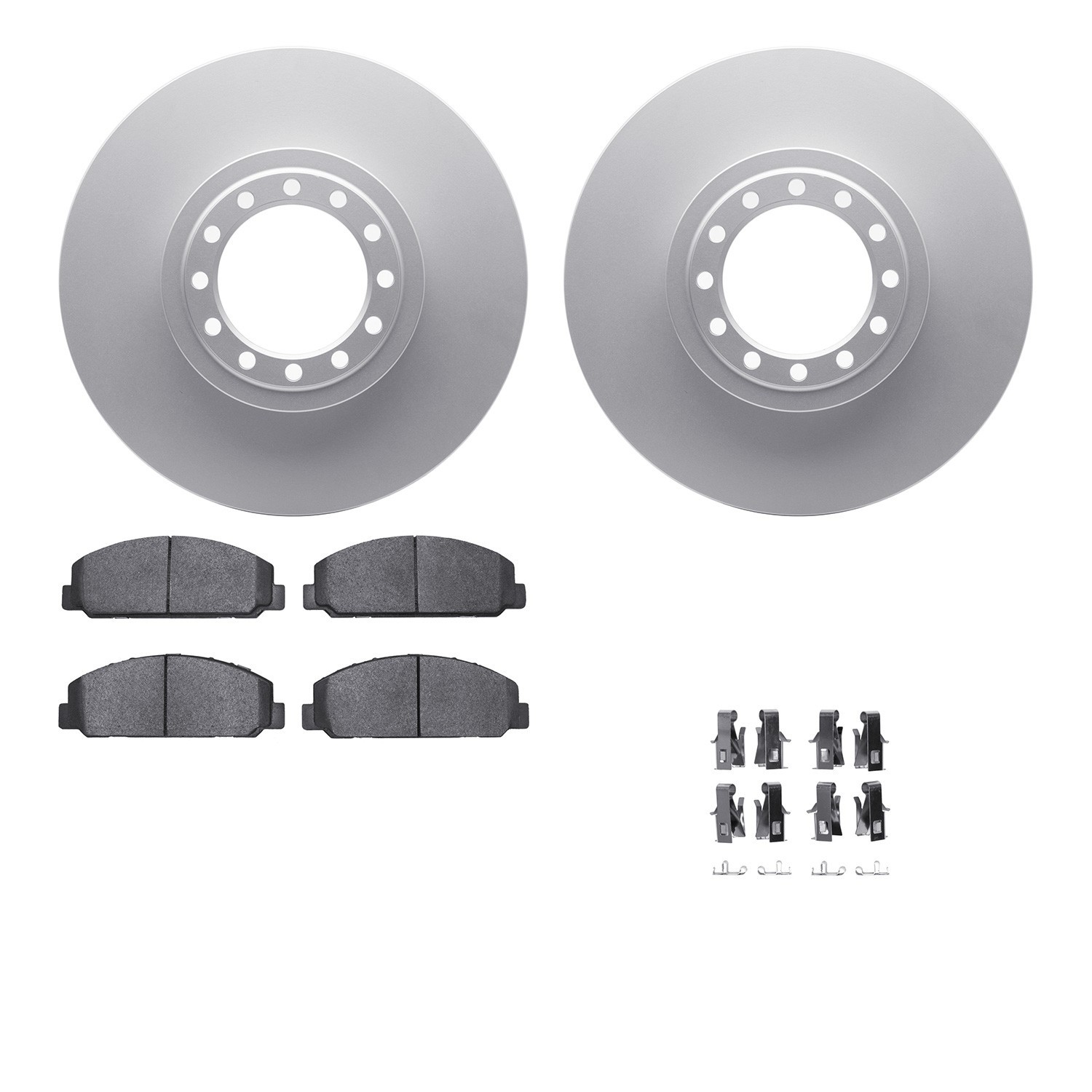 DYN 4212-48152 DFC GEOSPEC Coated Rotor- HD Brake Pad - Hardware