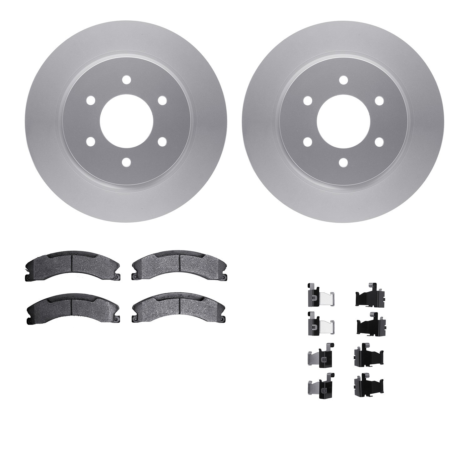 DYN 4212-67005 DFC GEOSPEC Coated Rotor- HD Brake Pad - Hardware