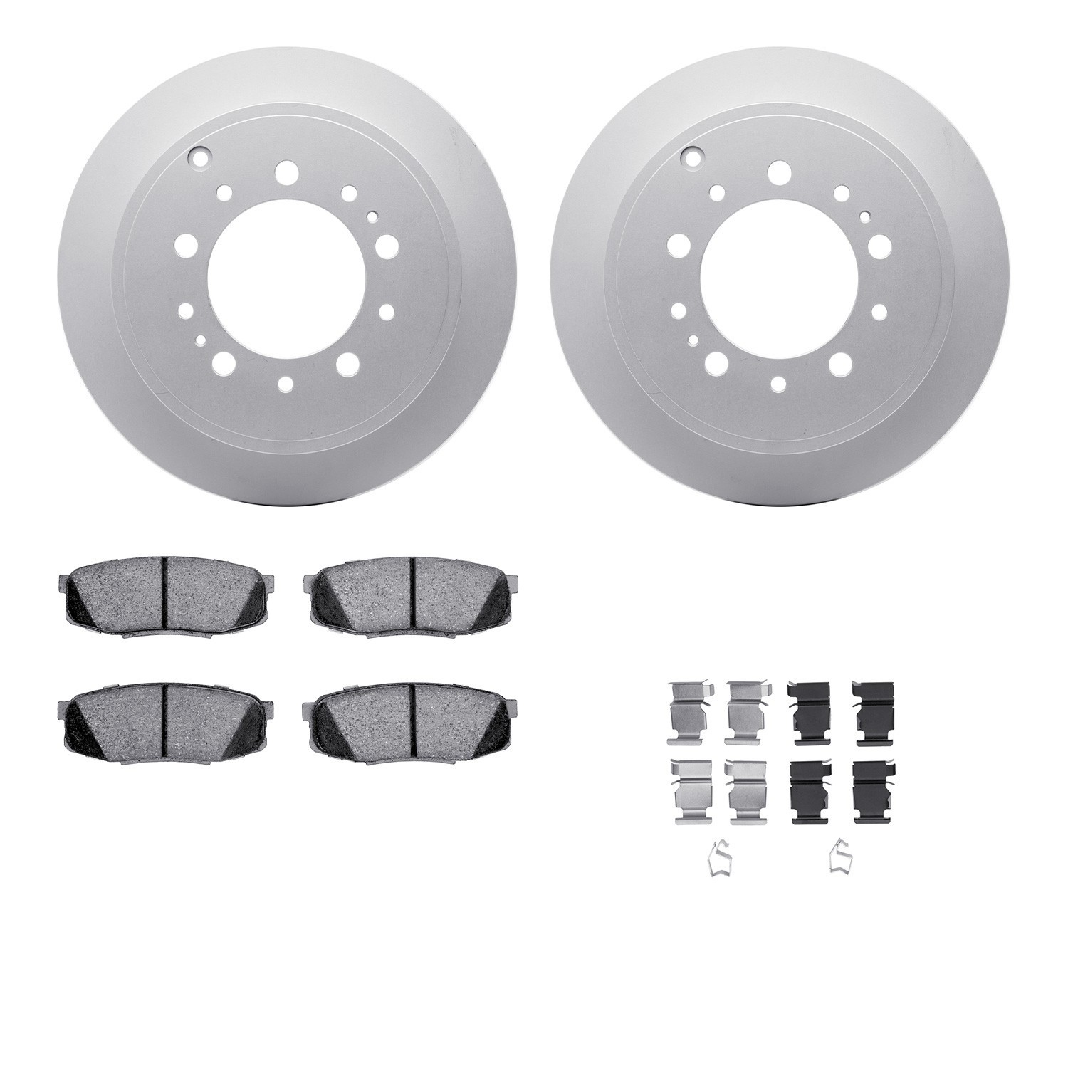DYN-4212-76006 DFC GEOSPEC Coated Rotor- HD Brake Pad - Hardware