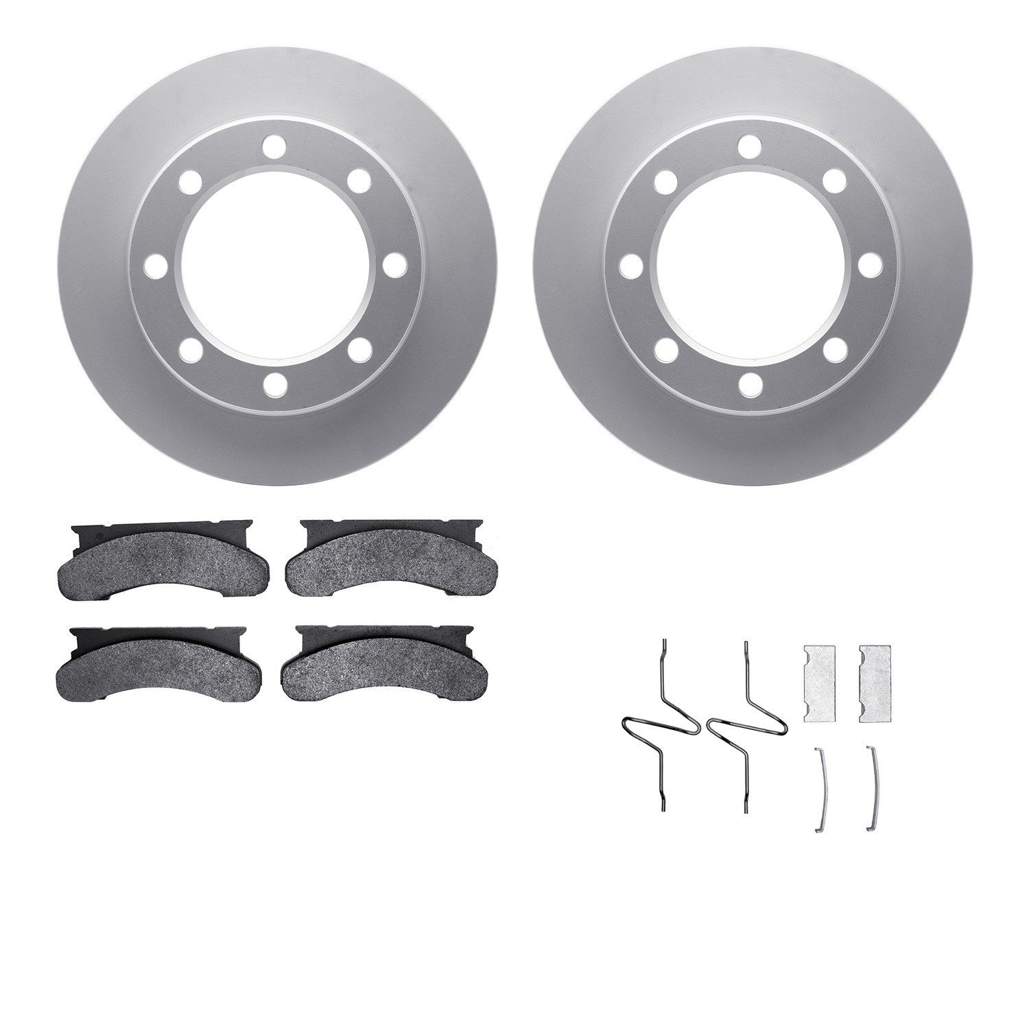 DYN 4212-99103 DFC GEOSPEC Coated Rotor- HD Brake Pad - Hardware
