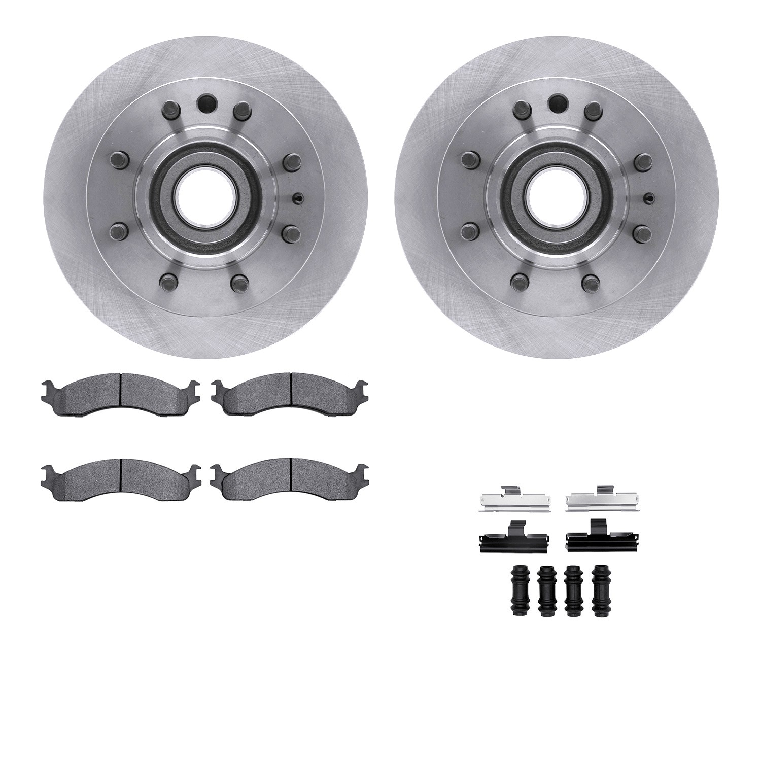 DYN 4212-99111 DFC GEOSPEC Coated Rotor- HD Brake Pad - Hardware