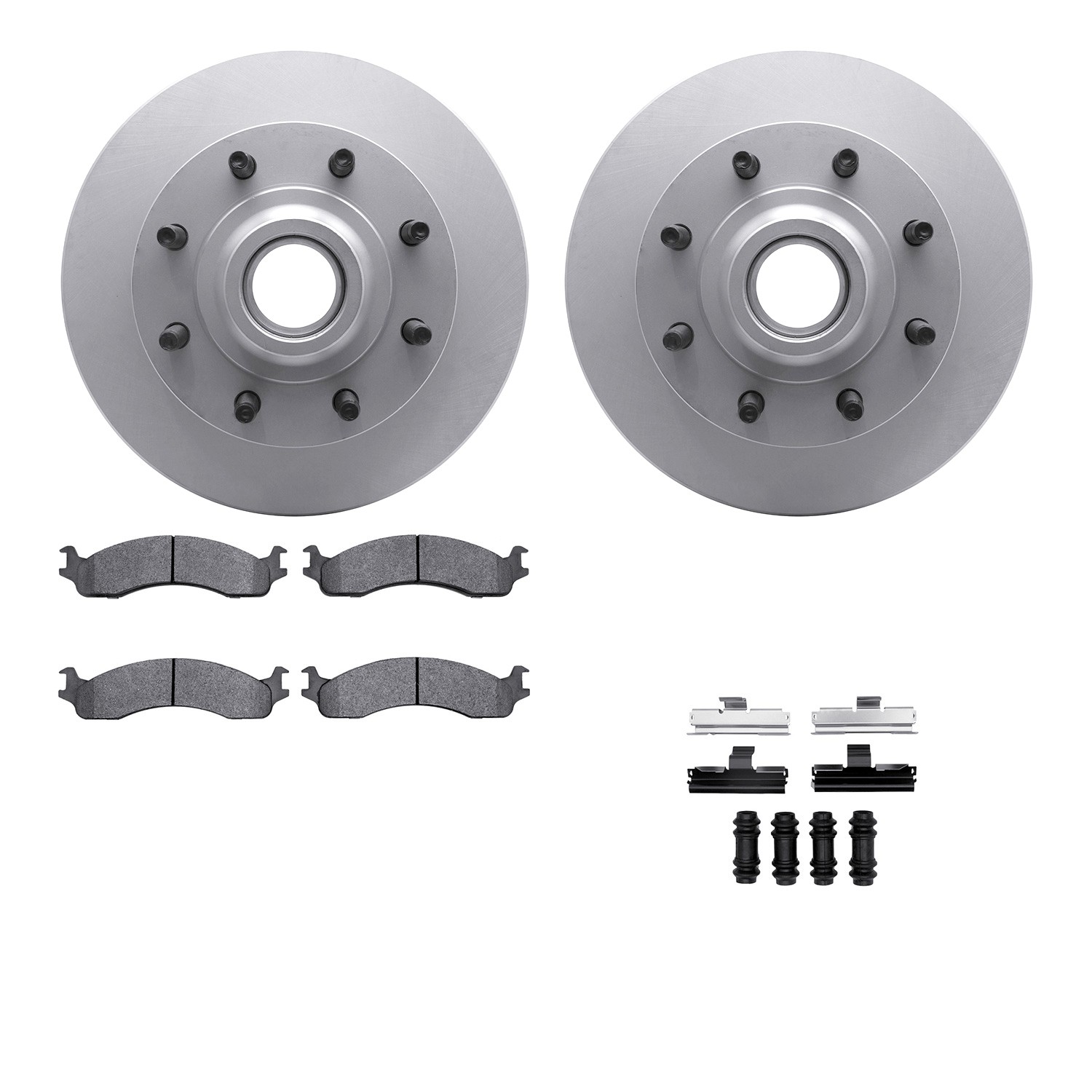 DYN 4212-99112 DFC GEOSPEC Coated Rotor- HD Brake Pad - Hardware