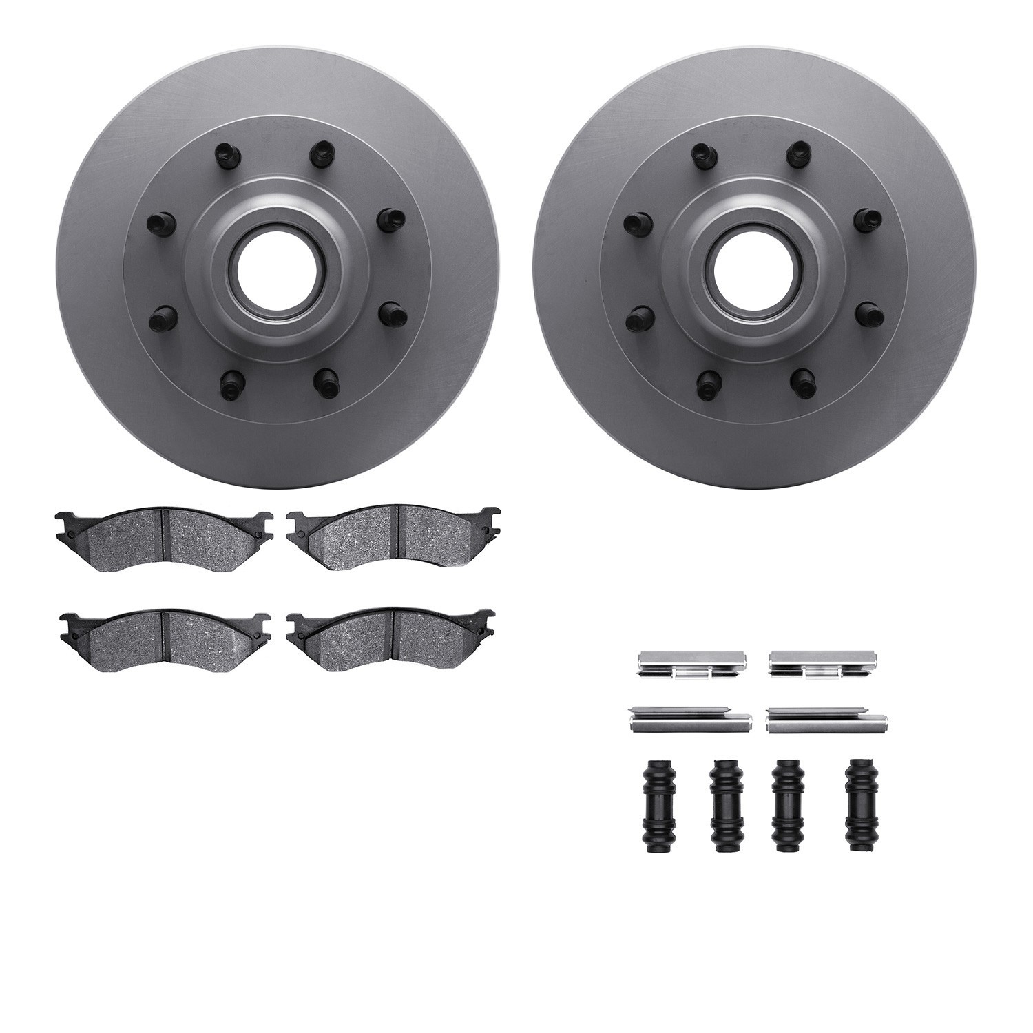 DYN-4212-99113 DFC GEOSPEC Coated Rotor- HD Brake Pad - Hardware
