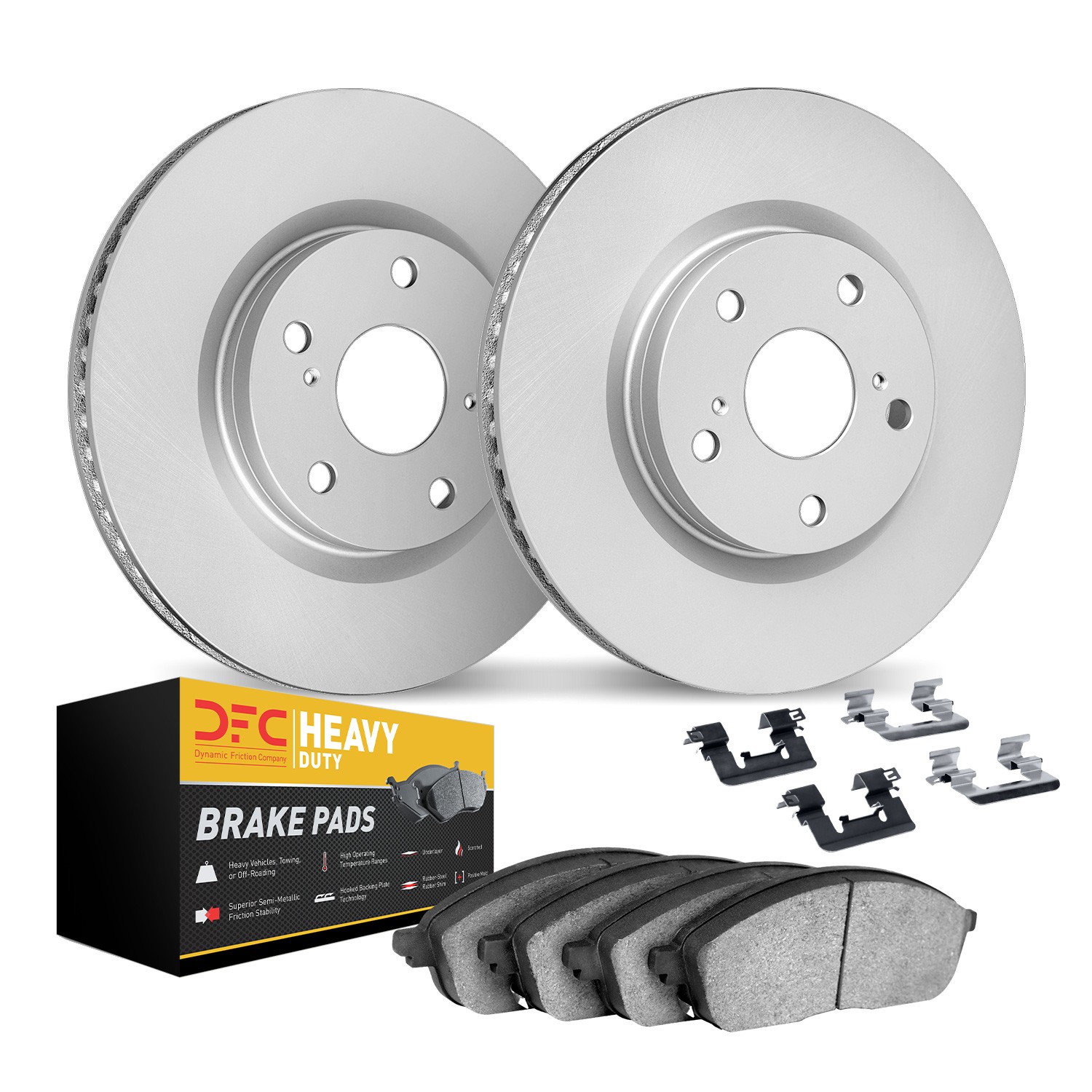 DYN 4212-99116 DFC GEOSPEC Coated Rotor- HD Brake Pad - Hardware - Image 2