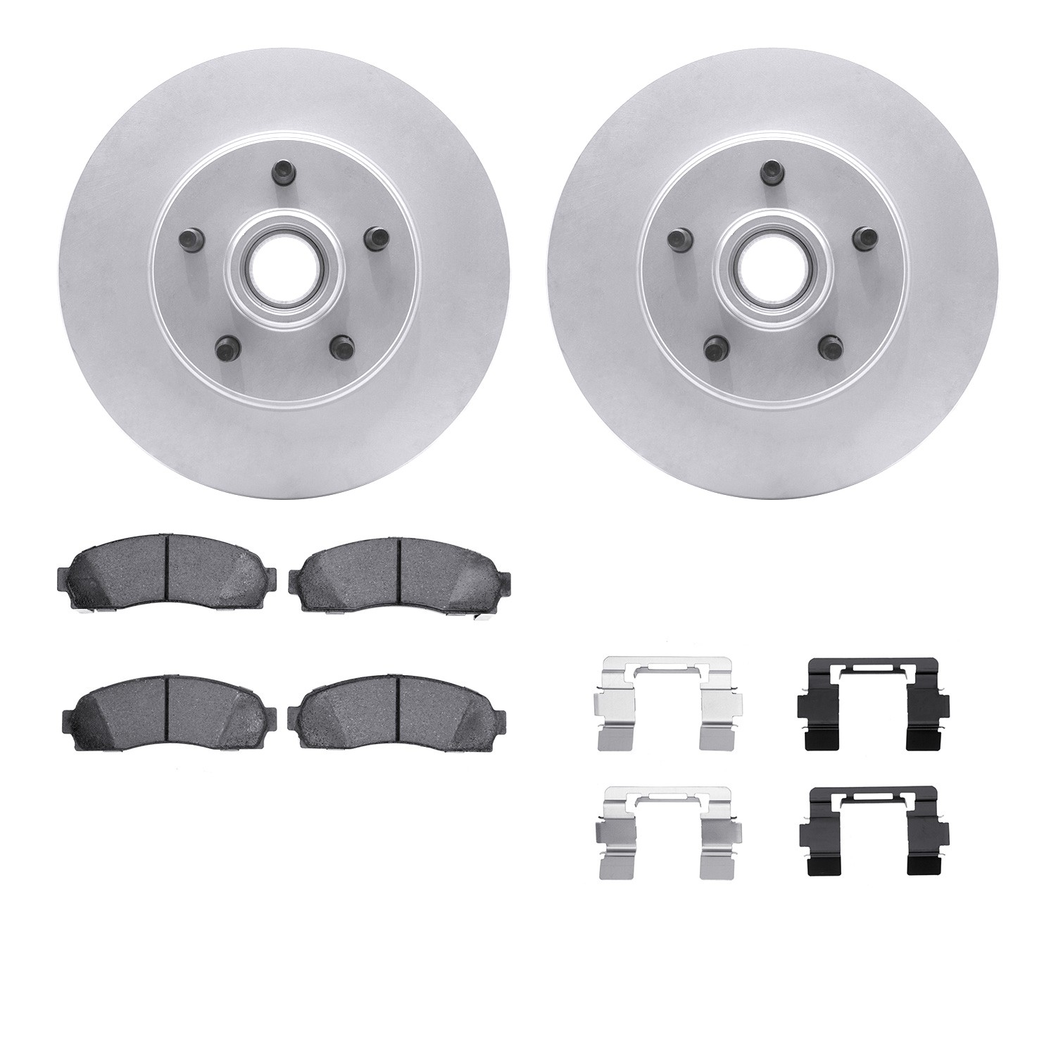 DYN 4212-99117 DFC GEOSPEC Coated Rotor- HD Brake Pad - Hardware