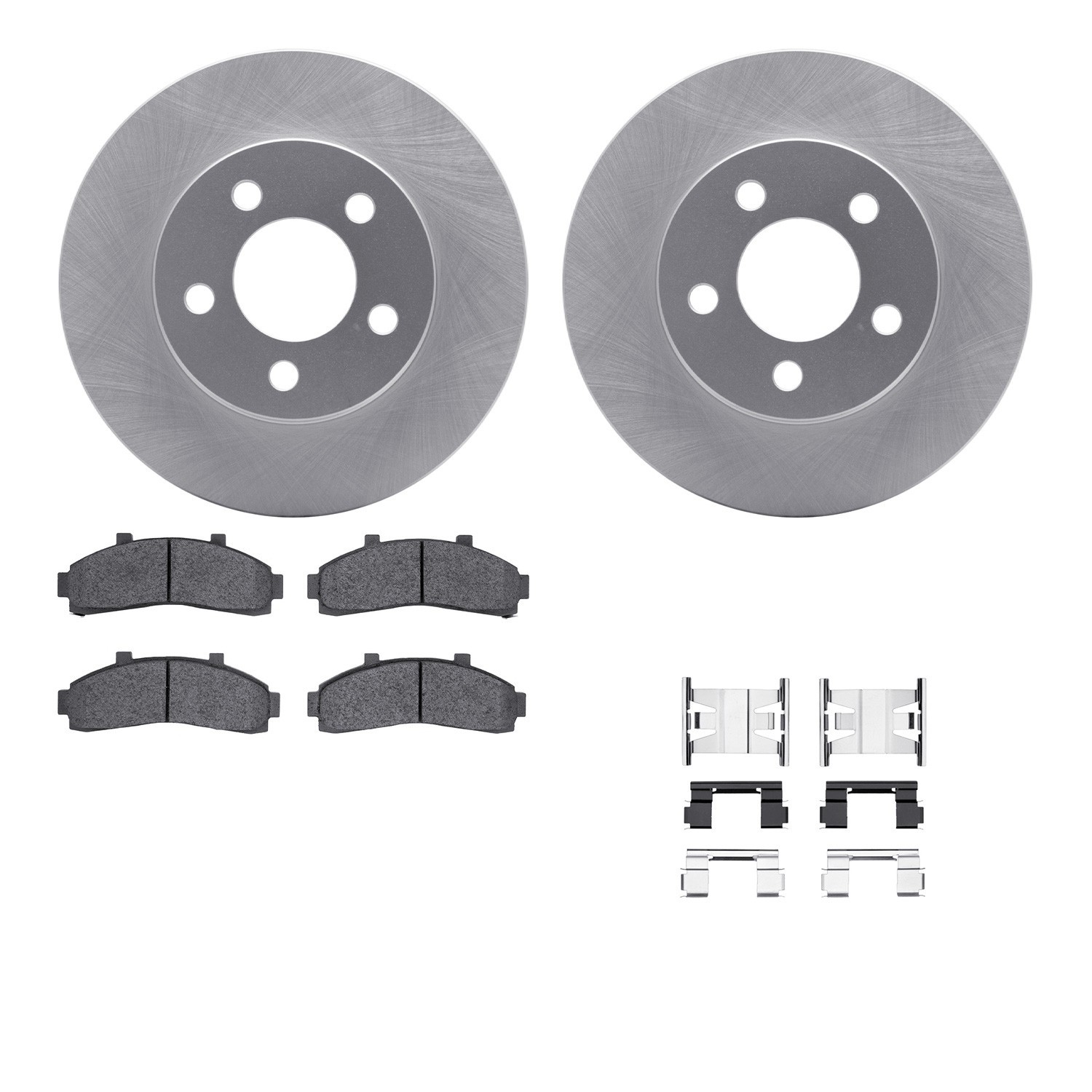 DYN 4212-99122 DFC GEOSPEC Coated Rotor- HD Brake Pad - Hardware