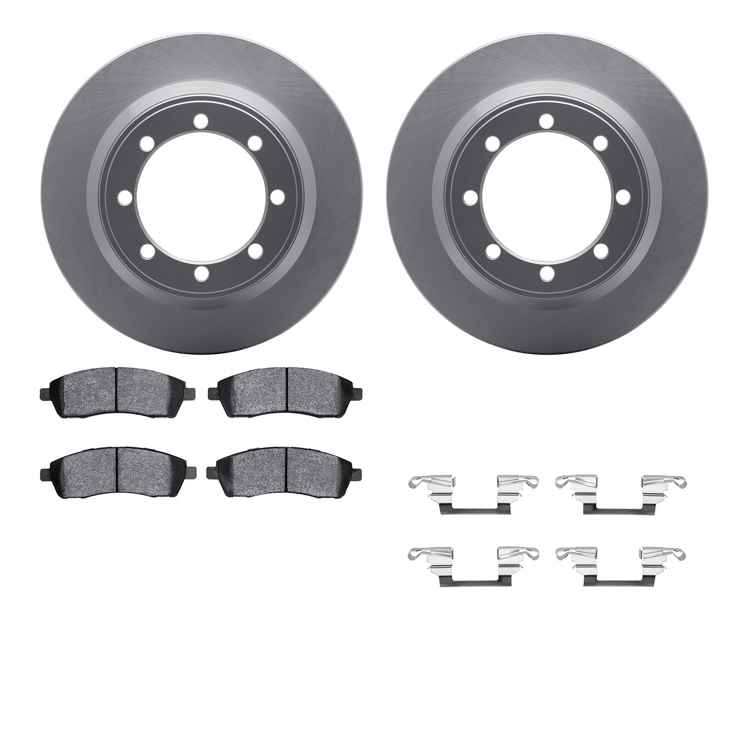 DYN 4212-99135 DFC GEOSPEC Coated Rotor- HD Brake Pad - Hardware