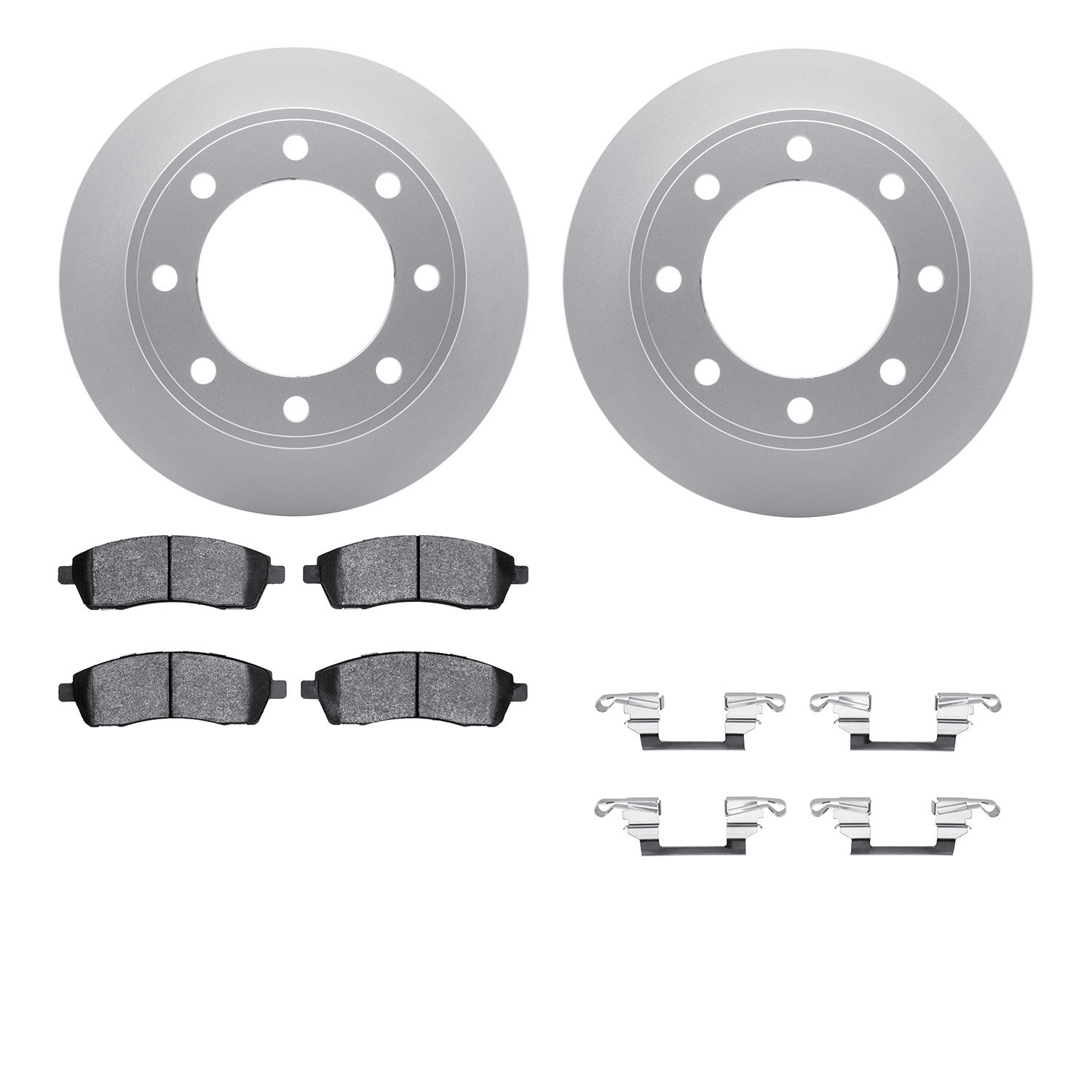 DYN-4212-99136 DFC GEOSPEC Coated Rotor- HD Brake Pad - Hardware