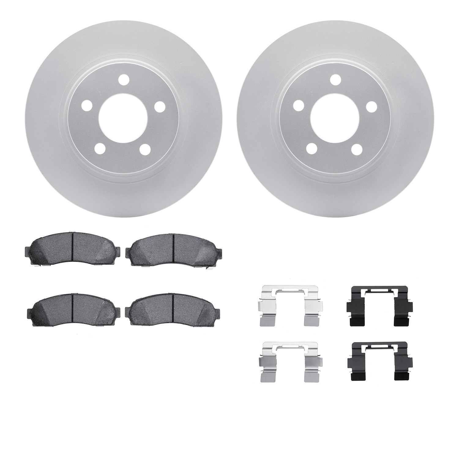 DYN 4212-99148 DFC GEOSPEC Coated Rotor- HD Brake Pad - Hardware