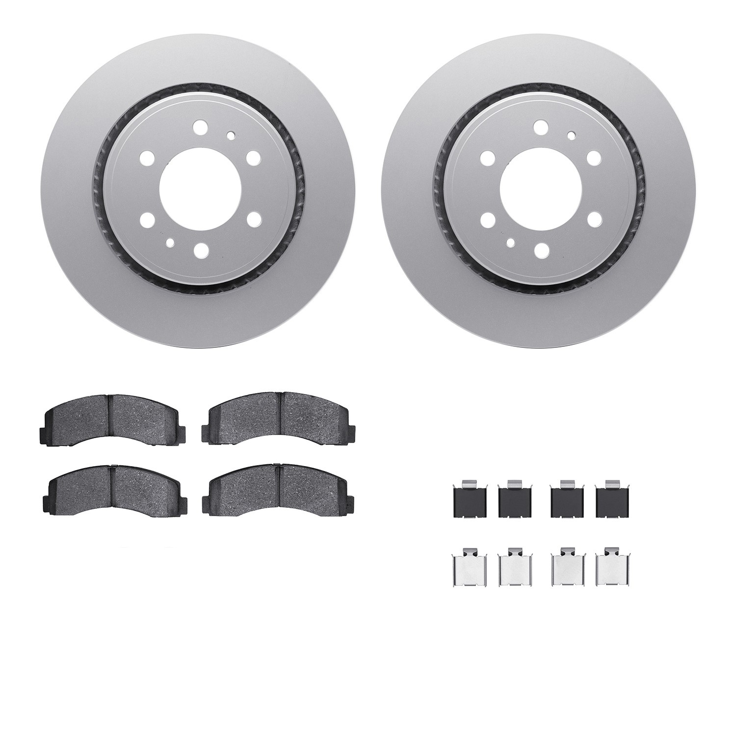 DYN-4212-99196 DFC GEOSPEC Coated Rotor- HD Brake Pad - Hardware
