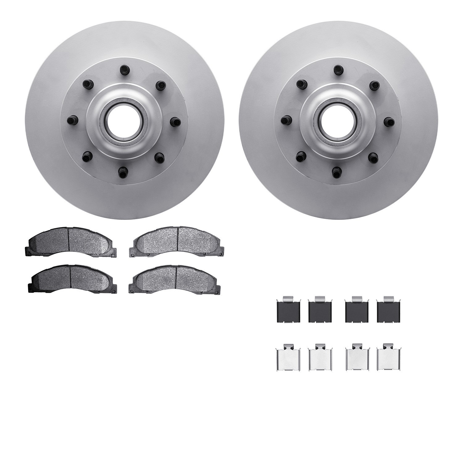 DYN 4212-99203 DFC GEOSPEC Coated Rotor- HD Brake Pad - Hardware
