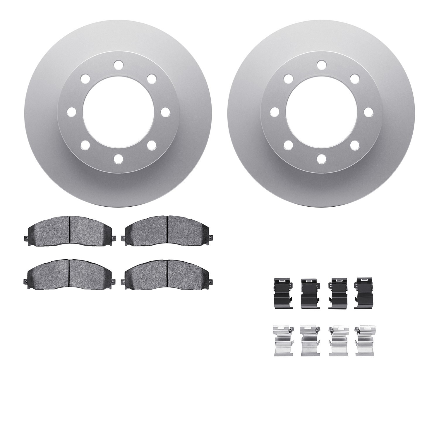 DYN-4212-99218 DFC GEOSPEC Coated Rotor- HD Brake Pad - Hardware