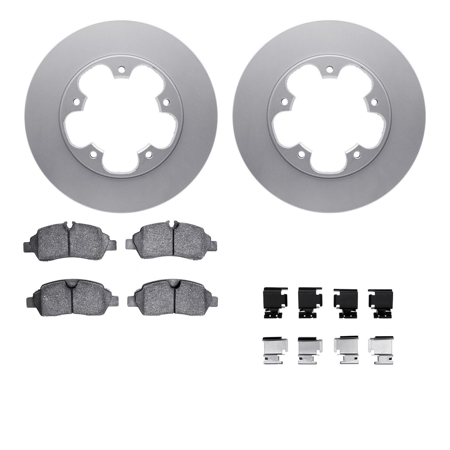 DYN-4212-99223 DFC GEOSPEC Coated Rotor- HD Brake Pad - Hardware