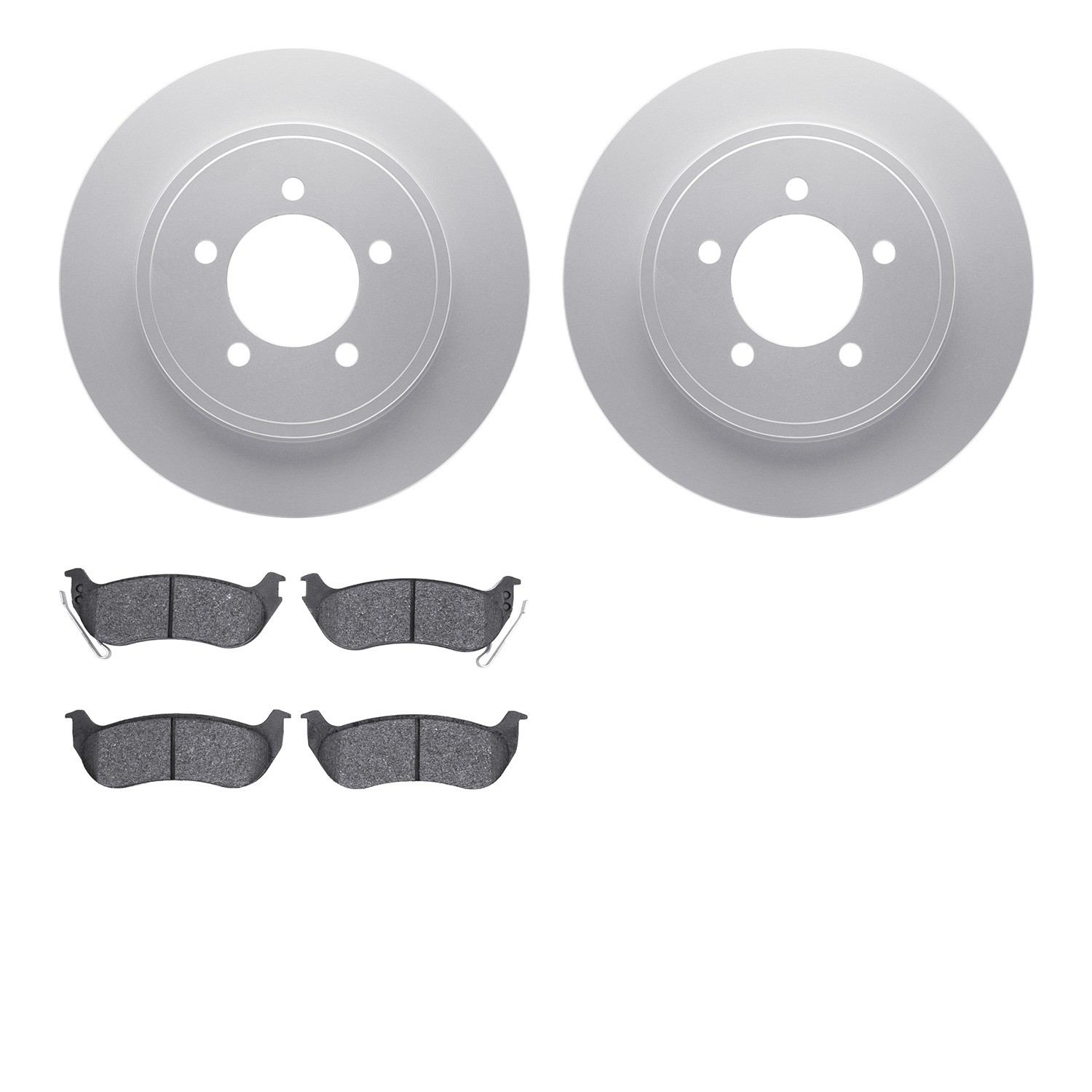 DYN 4402-54040 DFC GEOSPEC Coated Rotor- HD Brake Pad