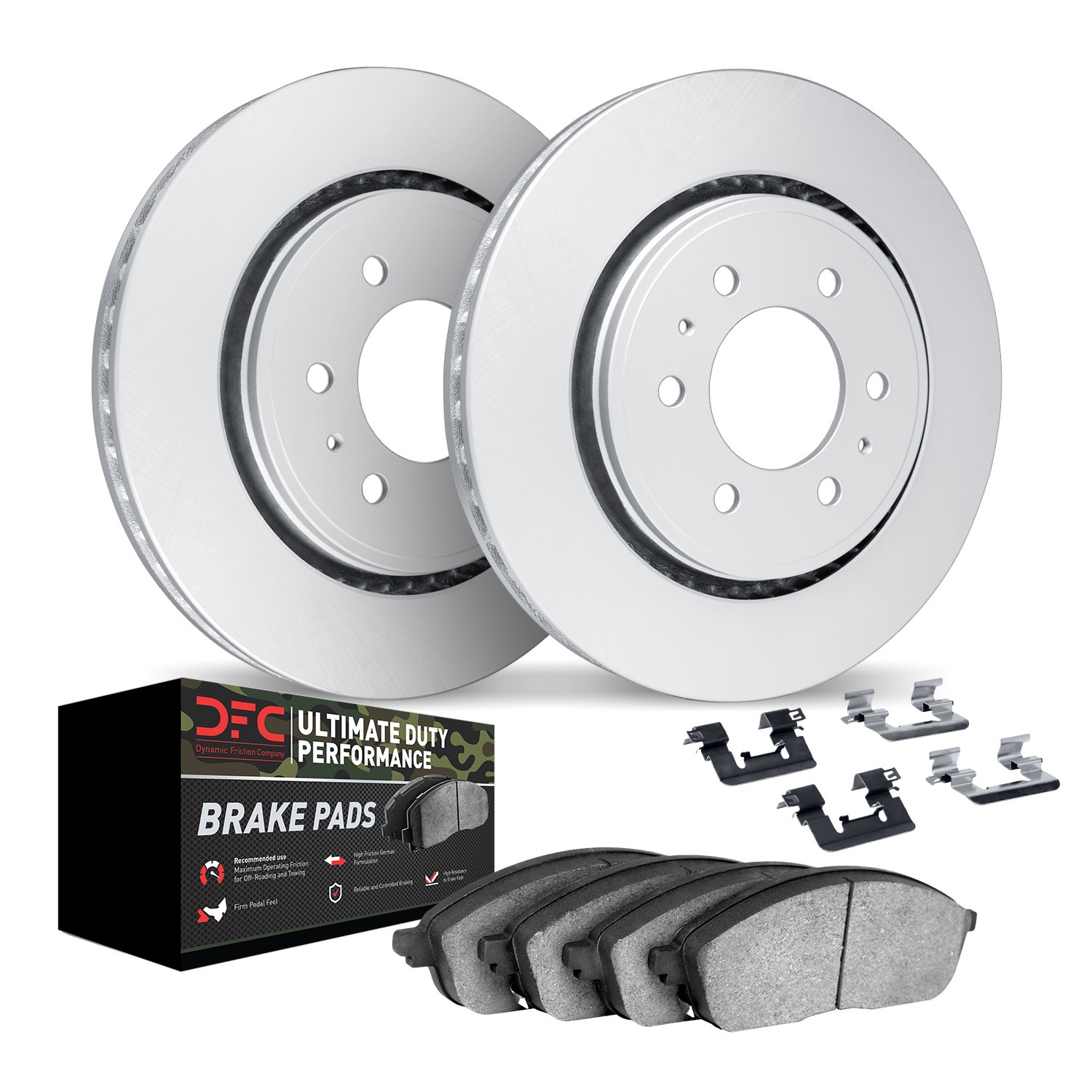 DYN 4412-48012 DFC GEOSPEC Coated Rotor- HD Brake Pad - Hardware - Image 2