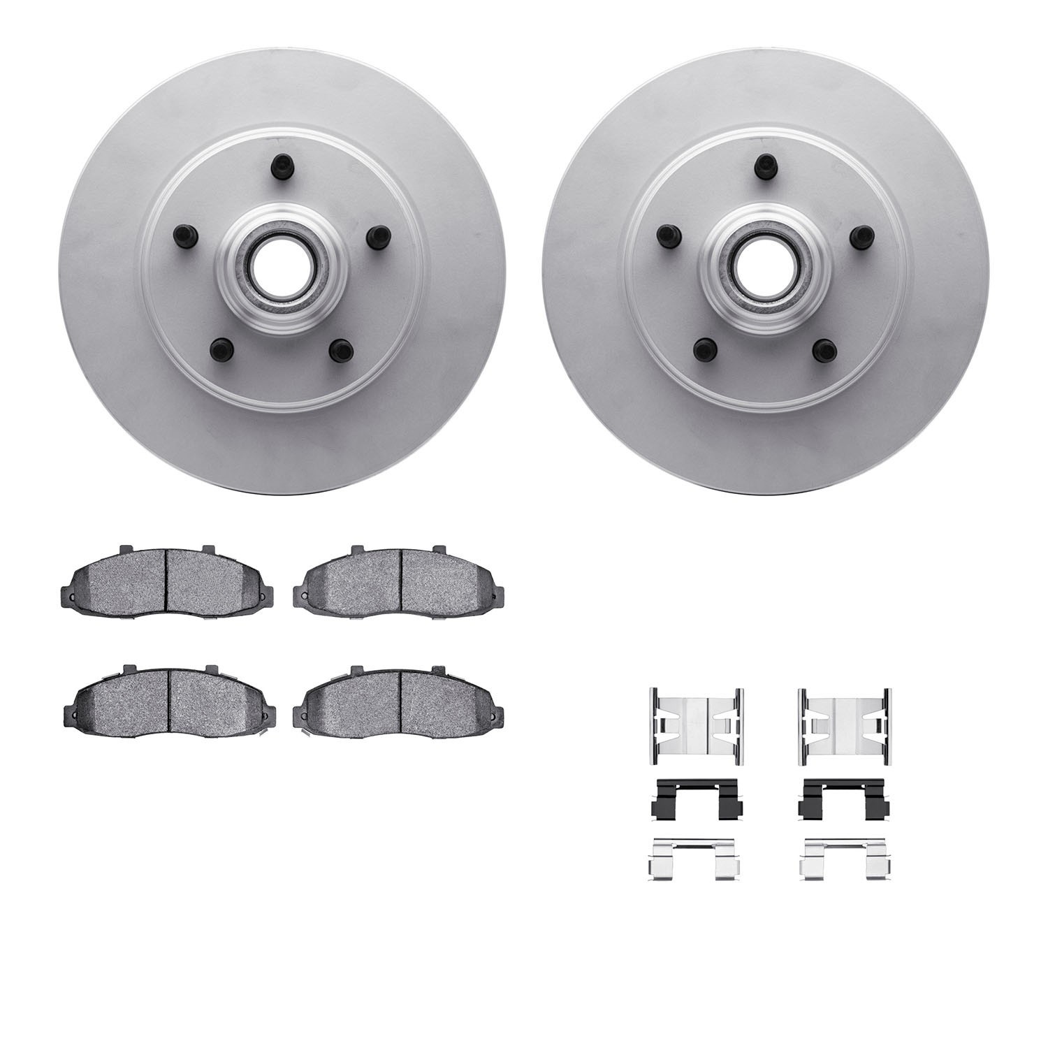DYN 4412-54031 DFC GEOSPEC Coated Rotor- HD Brake Pad - Hardware