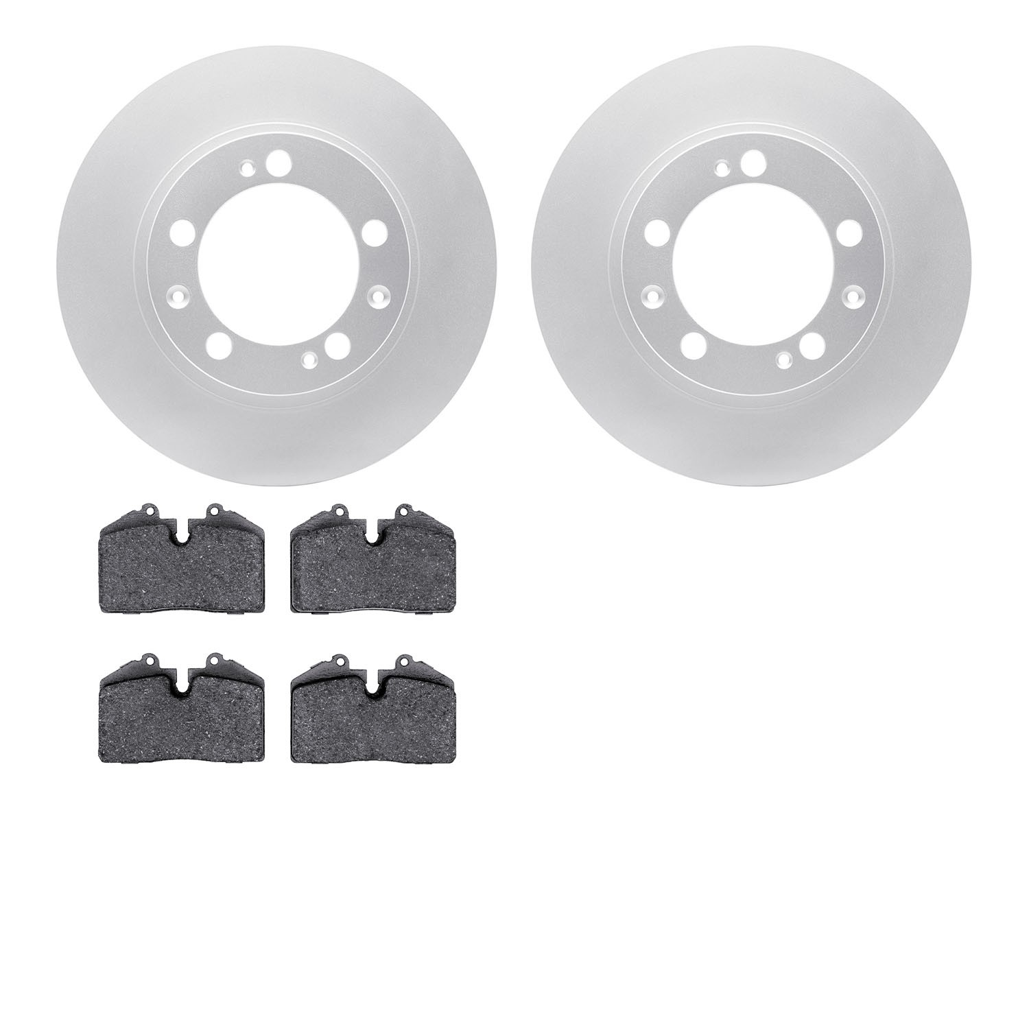 DYN 4502-02035 DFC GEOSPEC Rotors with 5000 Brake Pads