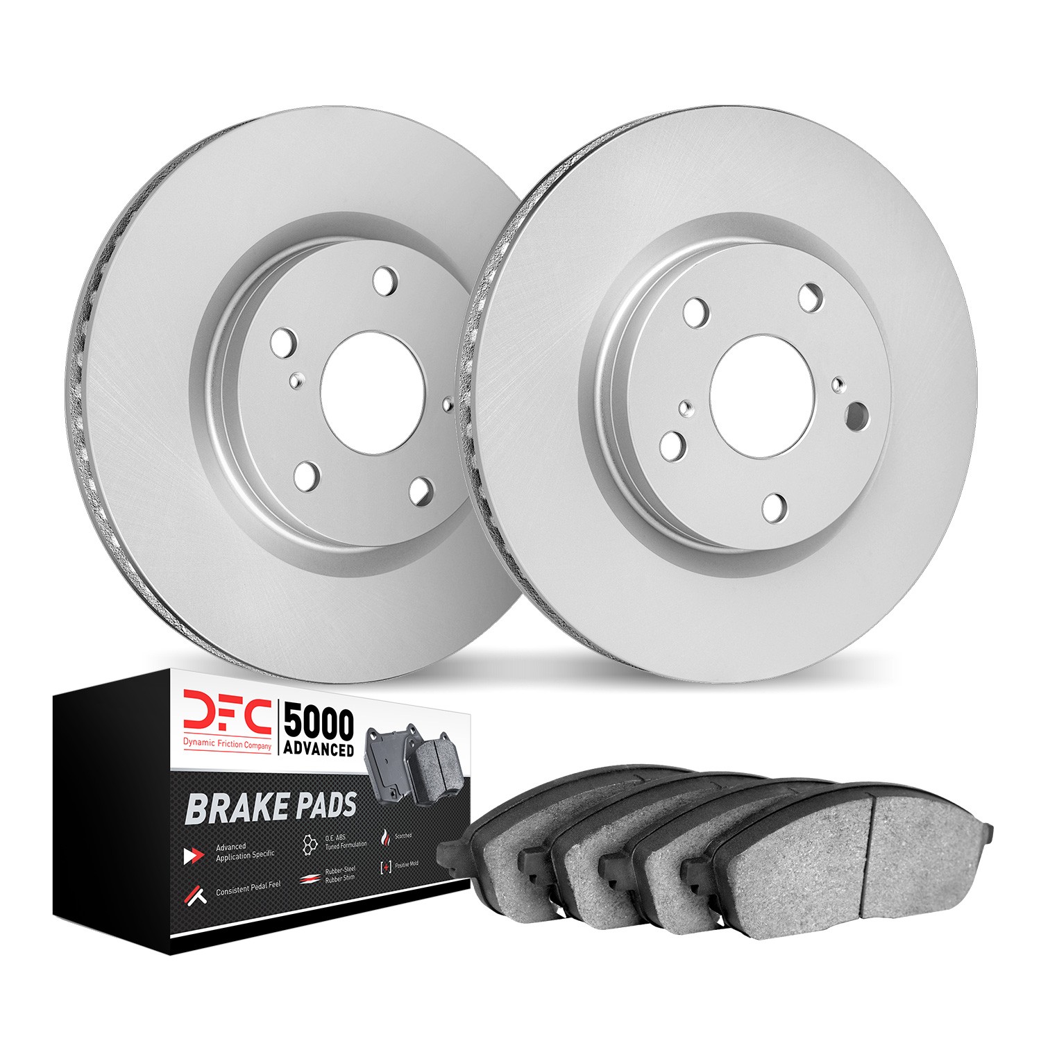 DYN 4502-02035 DFC GEOSPEC Rotors with 5000 Brake Pads - Image 2