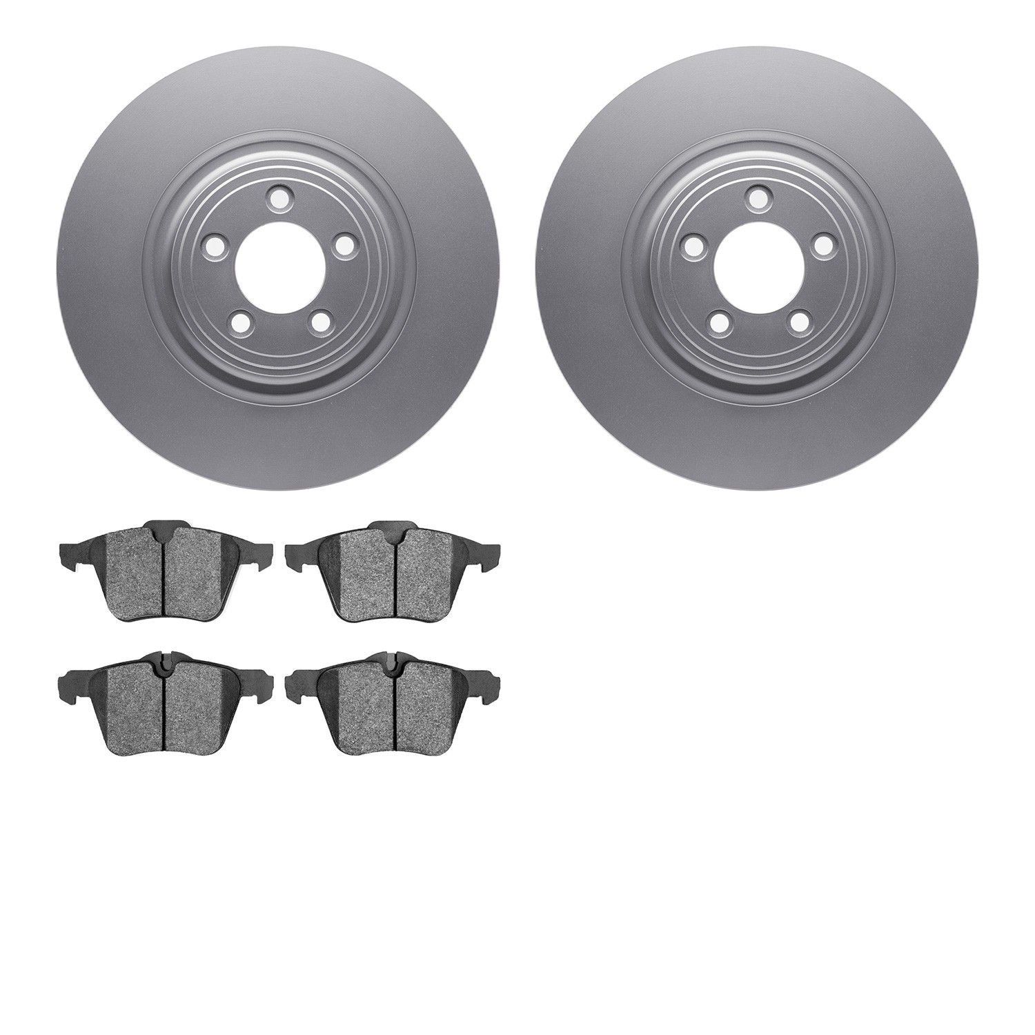 DYN 4502-20043 DFC GEOSPEC Rotors with 5000 Brake Pads