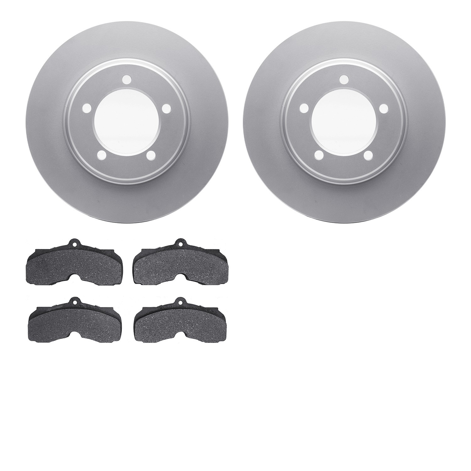 DYN 4502-47068 DFC GEOSPEC Rotors with 5000 Brake Pads