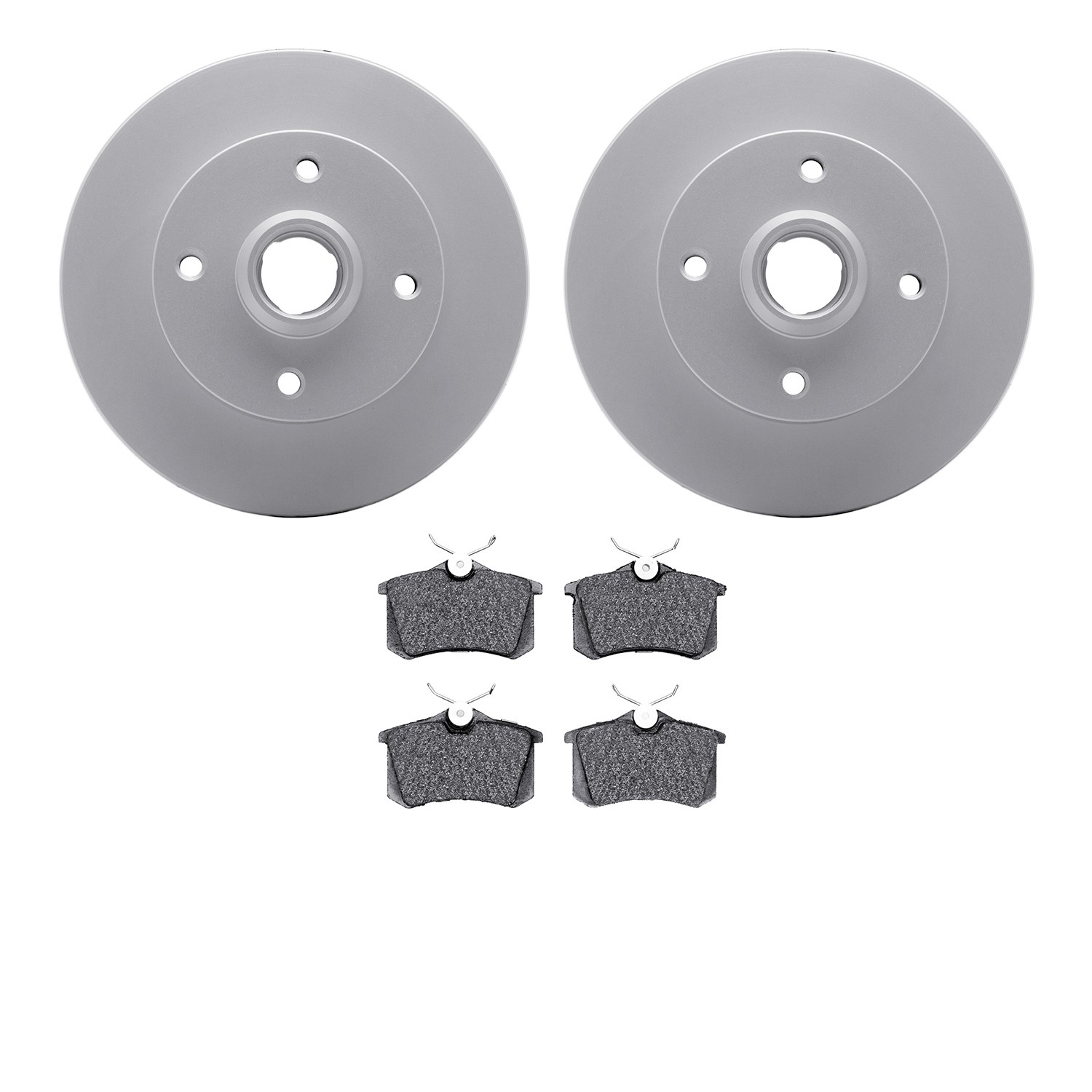 DYN 4502-74074 DFC GEOSPEC Rotors with 5000 Brake Pads