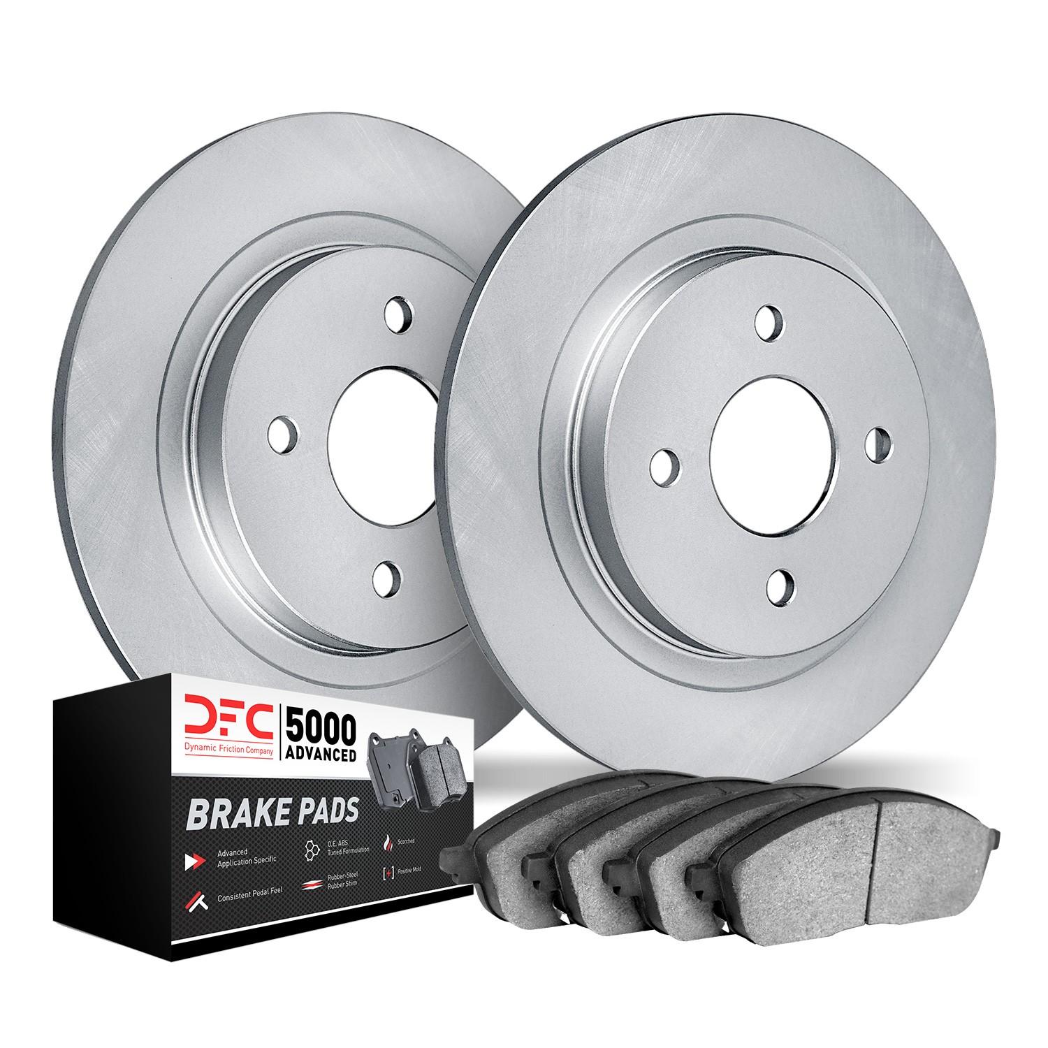 DYN 4502-74074 DFC GEOSPEC Rotors with 5000 Brake Pads - Image 2
