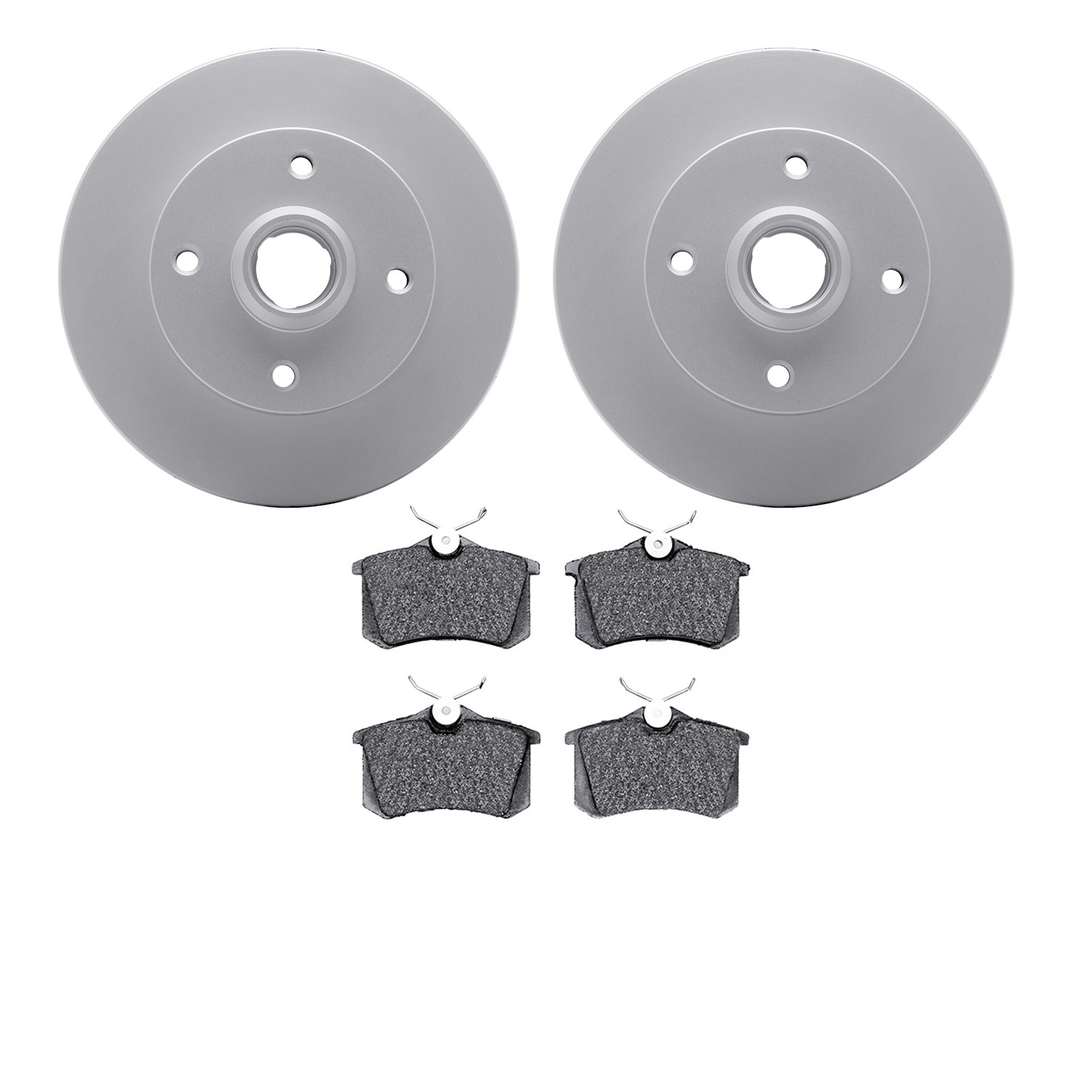 DYN 4502-74075 DFC GEOSPEC Rotors with 5000 Brake Pads