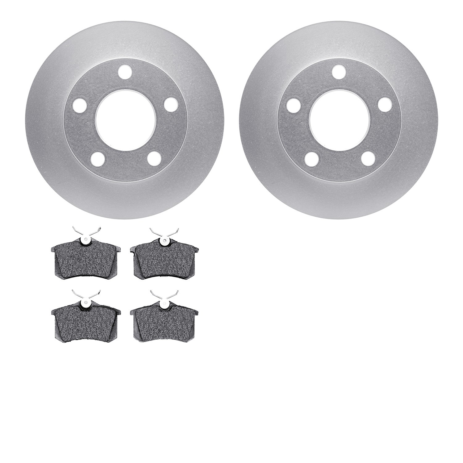 DYN 4502-74080 DFC GEOSPEC Rotors with 5000 Brake Pads