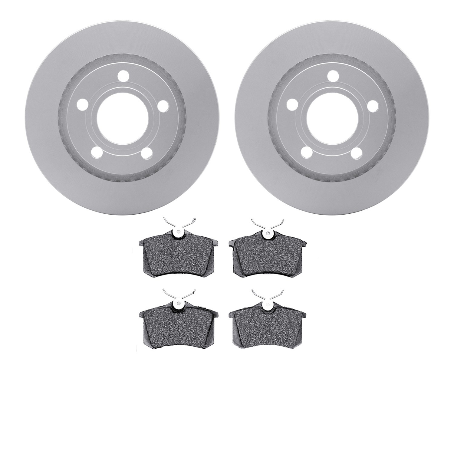 DYN 4502-74104 DFC GEOSPEC Rotors with 5000 Brake Pads