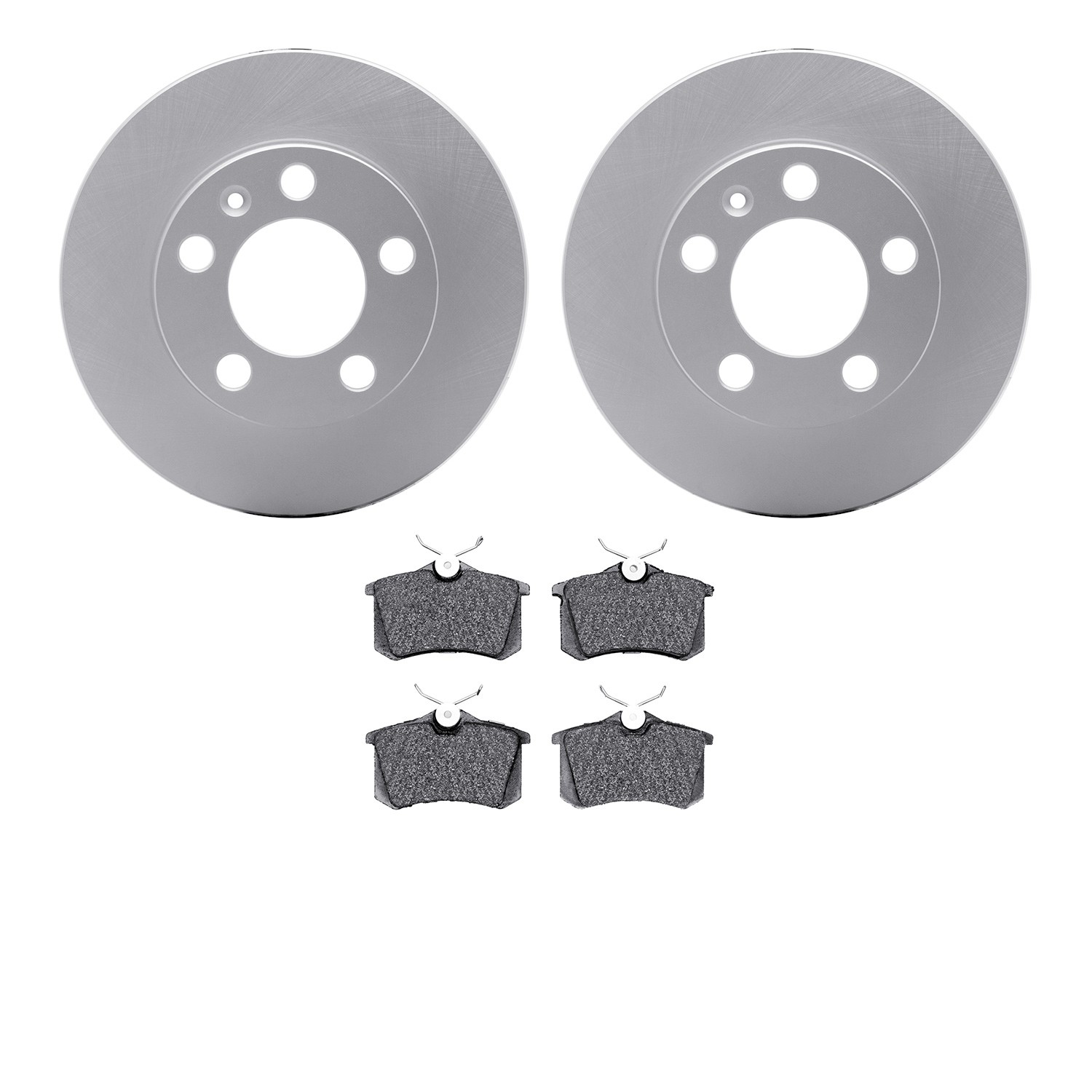 DYN-4602-13416 DFC Geospec Rotors with EURO 5000 Ceramic Brake Pads