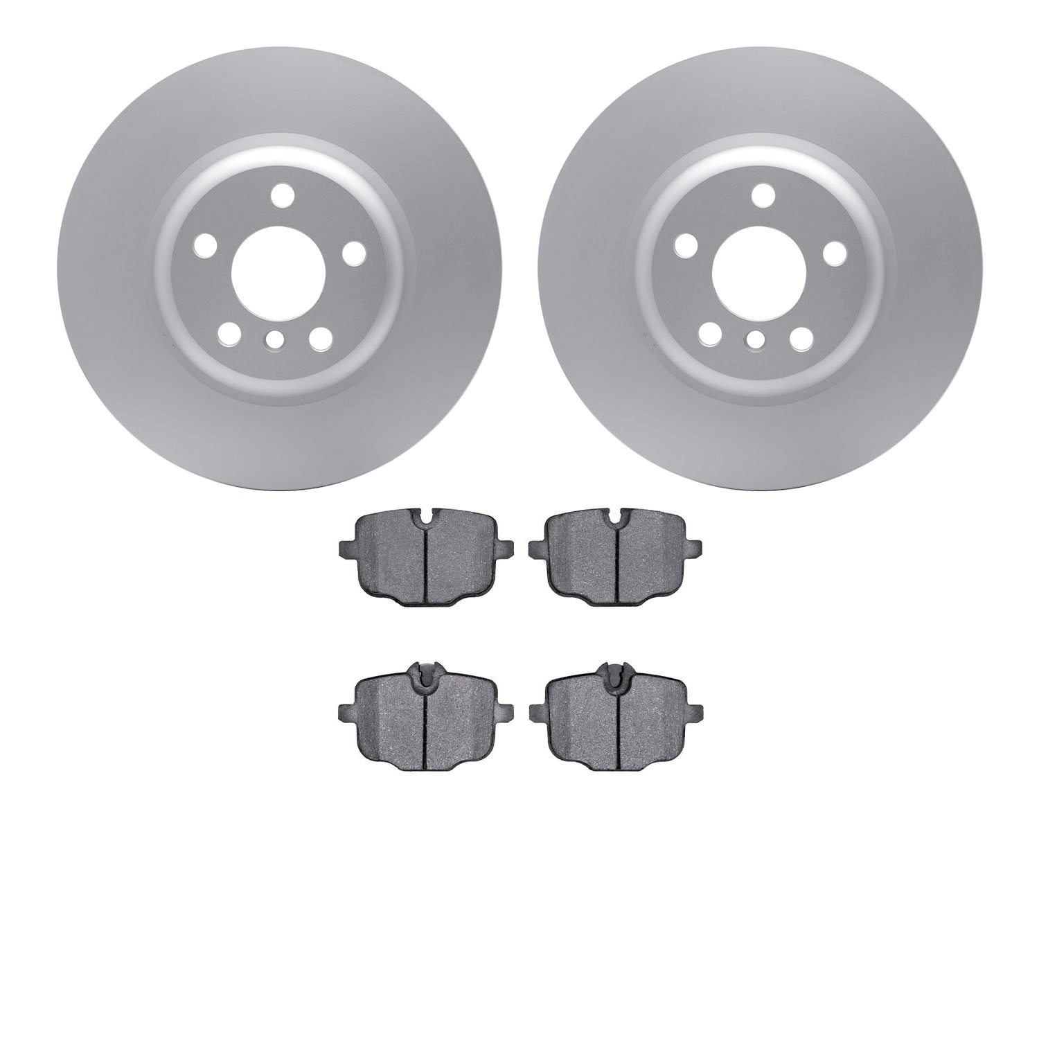 DYN 4602-31070 DFC Geospec Rotors with EURO 5000 Ceramic Brake Pads
