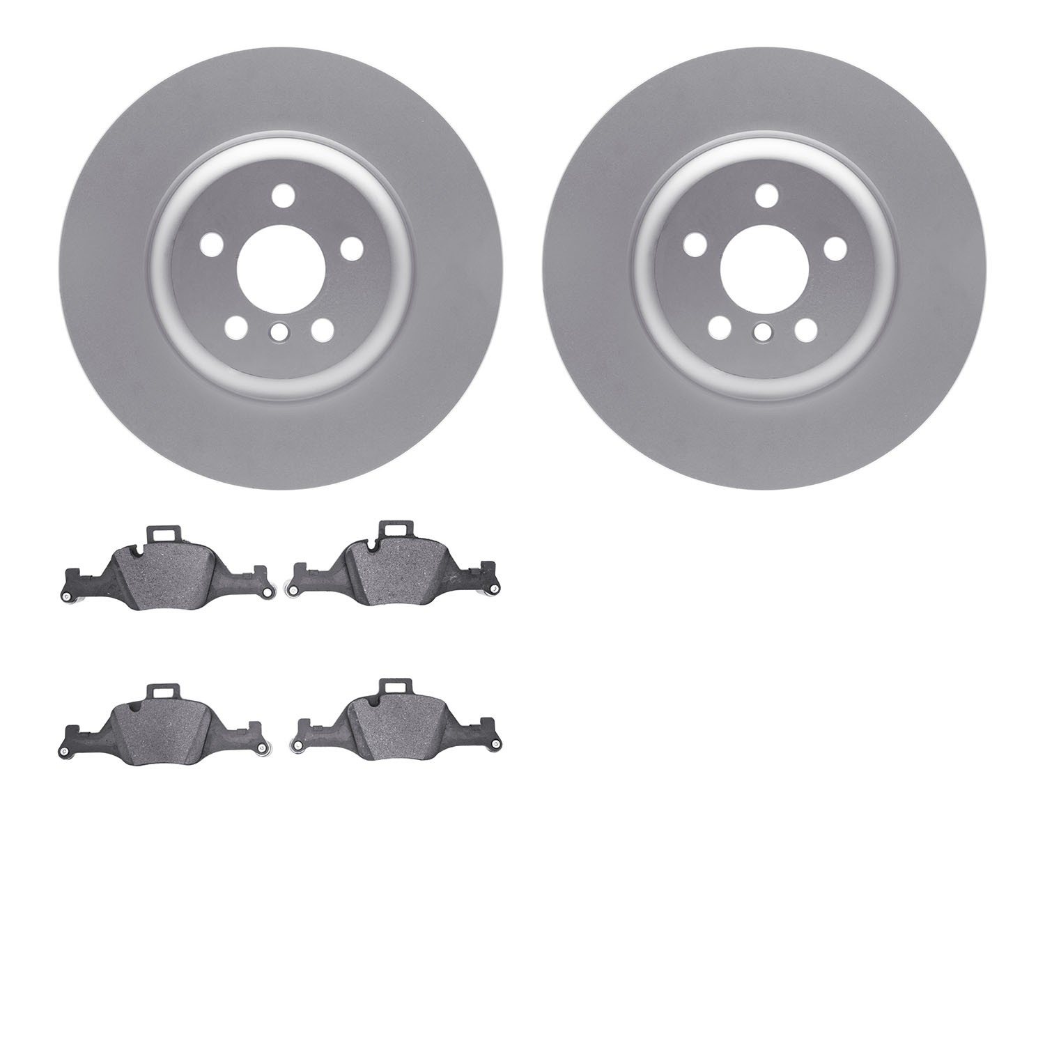 DYN-4602-31089 DFC Geospec Rotors with EURO 5000 Ceramic Brake Pads