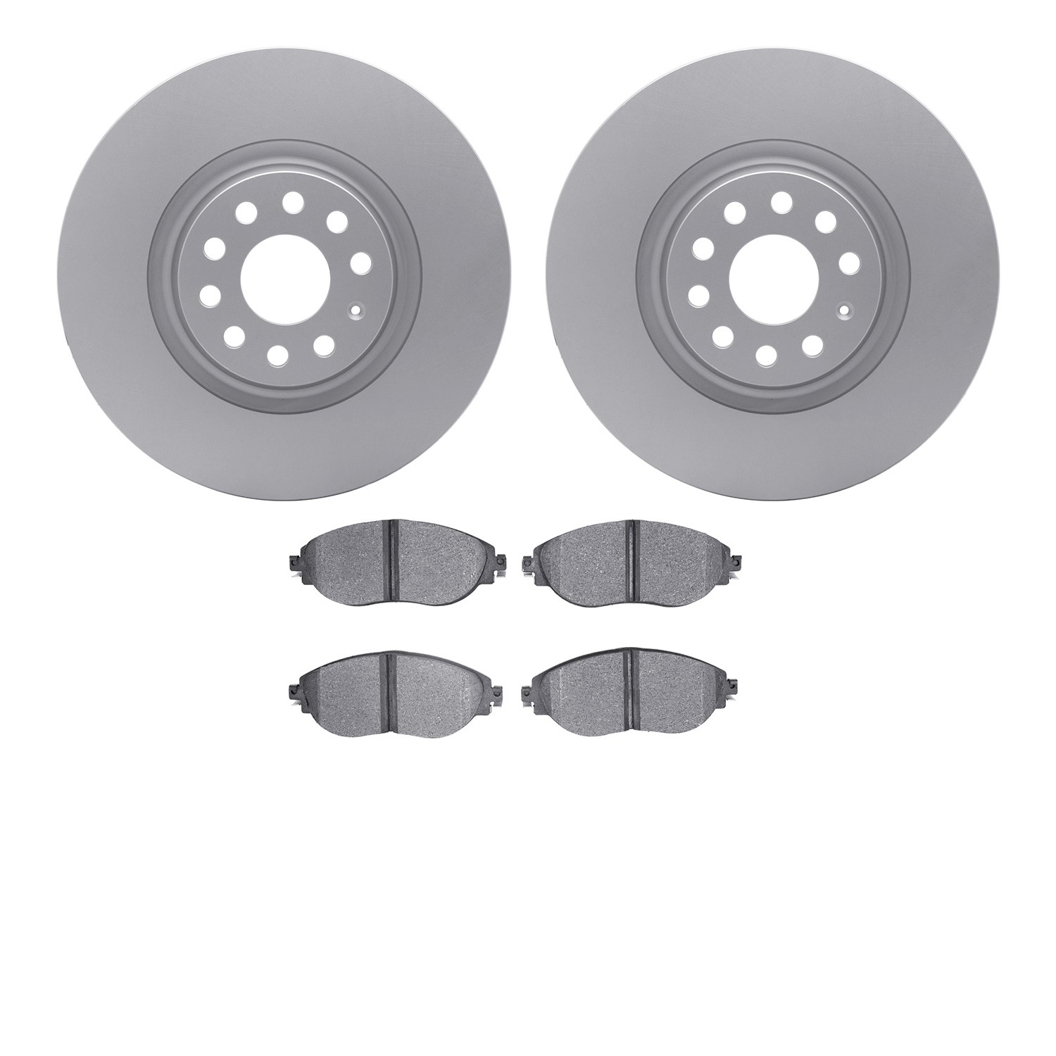 DYN 4602-74029 DFC Geospec Rotors with EURO 5000 Ceramic Brake Pads
