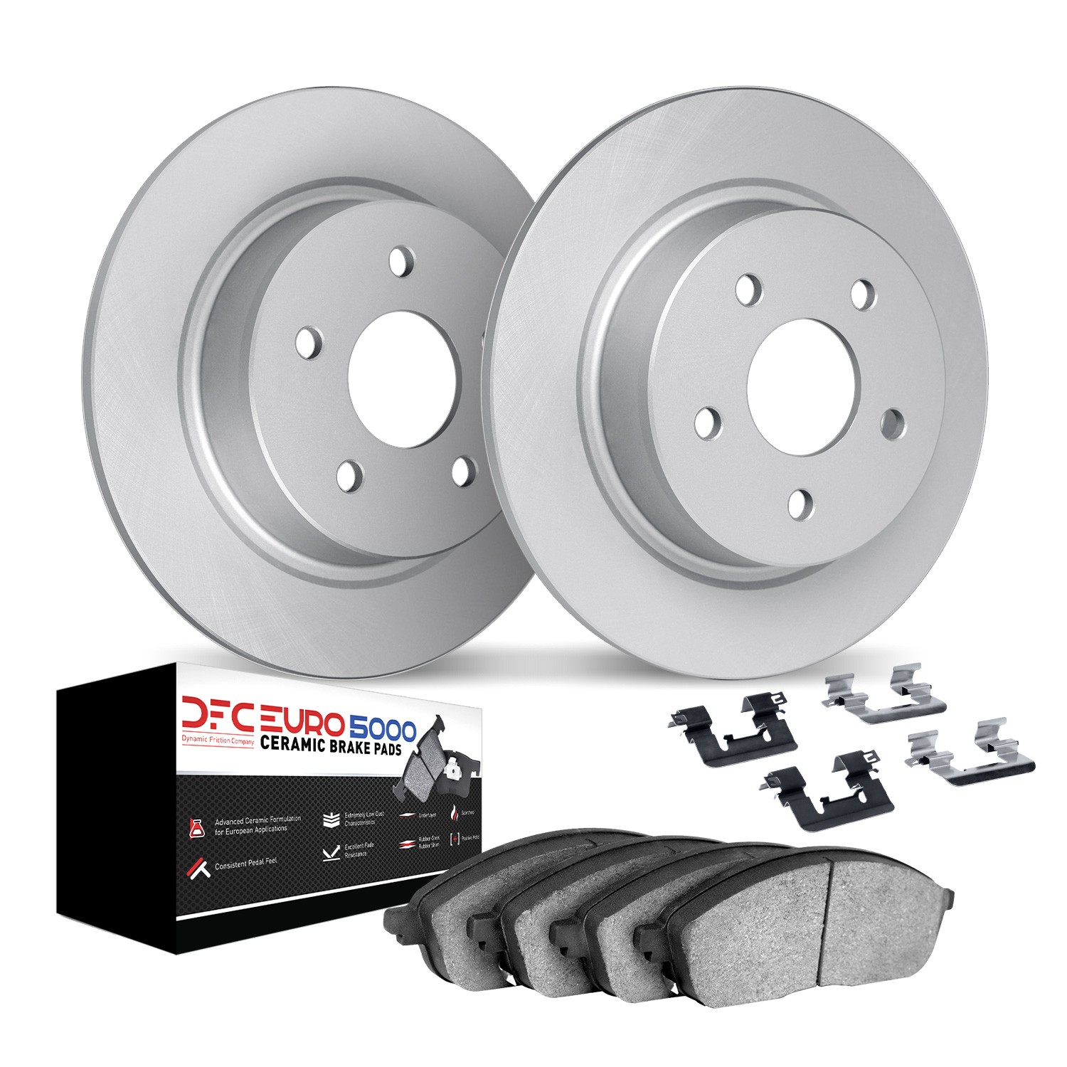 DYN-4612-27003 DFC Geospec Rotors with EURO 5000 Ceramic Brake Pads includes Hardware - Image 2