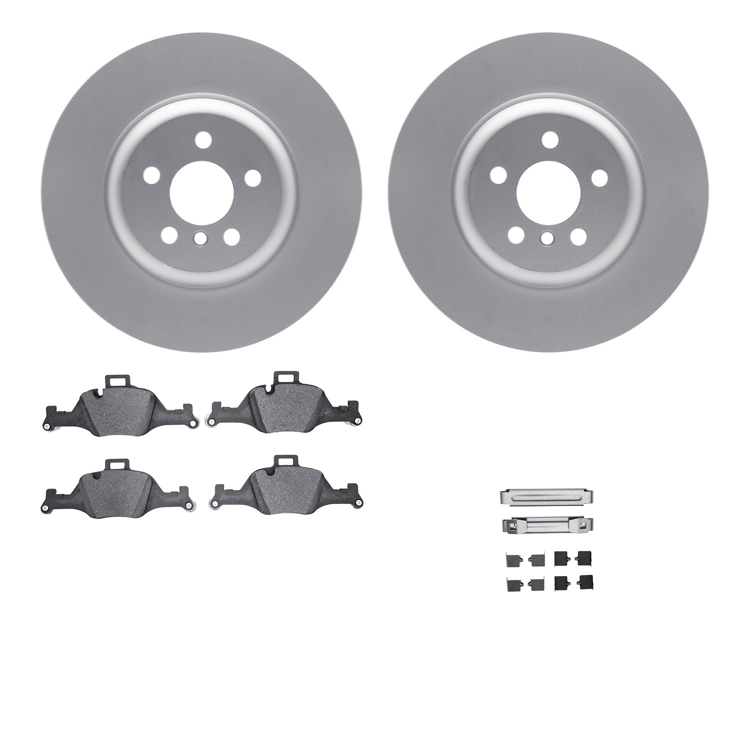 DYN-4612-31094 DFC Geospec Rotors with EURO 5000 Ceramic Brake Pads includes Hardware