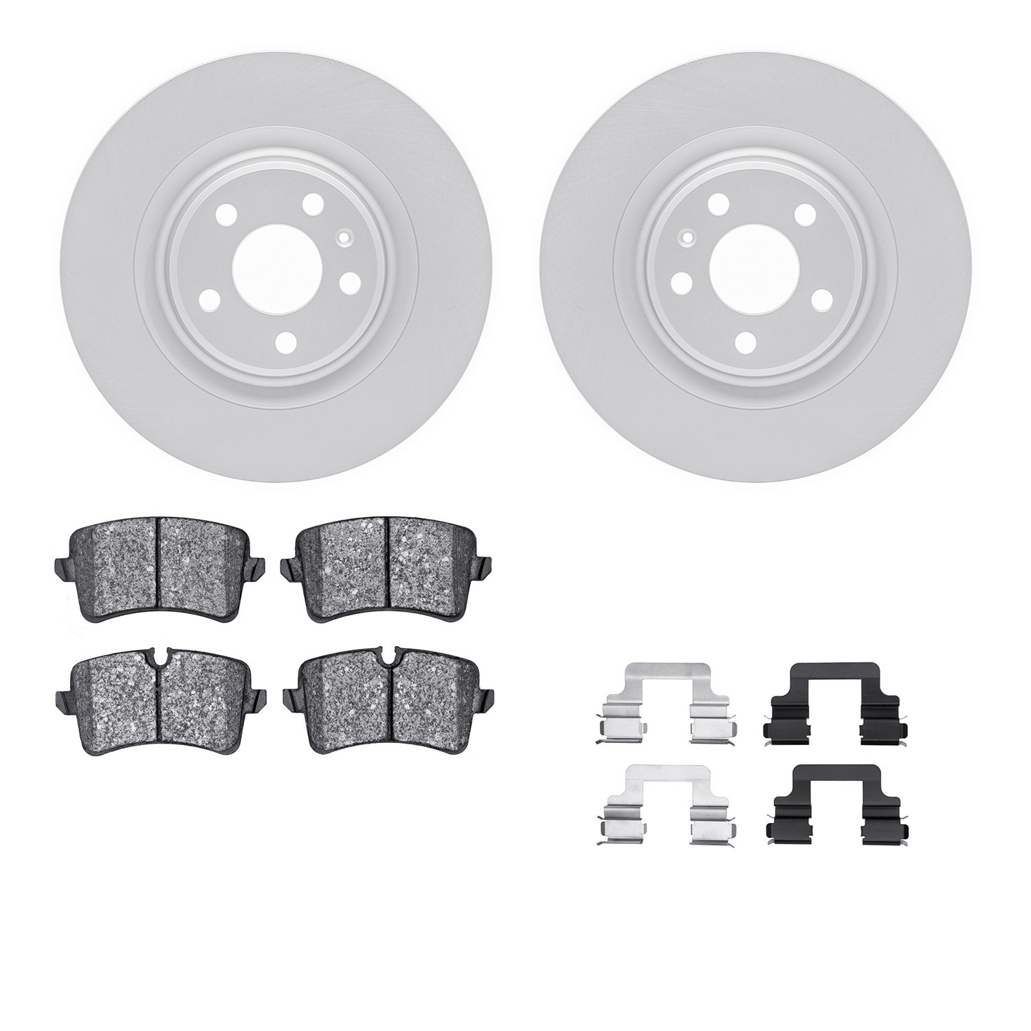 DYN-4612-73046 DFC Geospec Rotors with EURO 5000 Ceramic Brake Pads includes Hardware