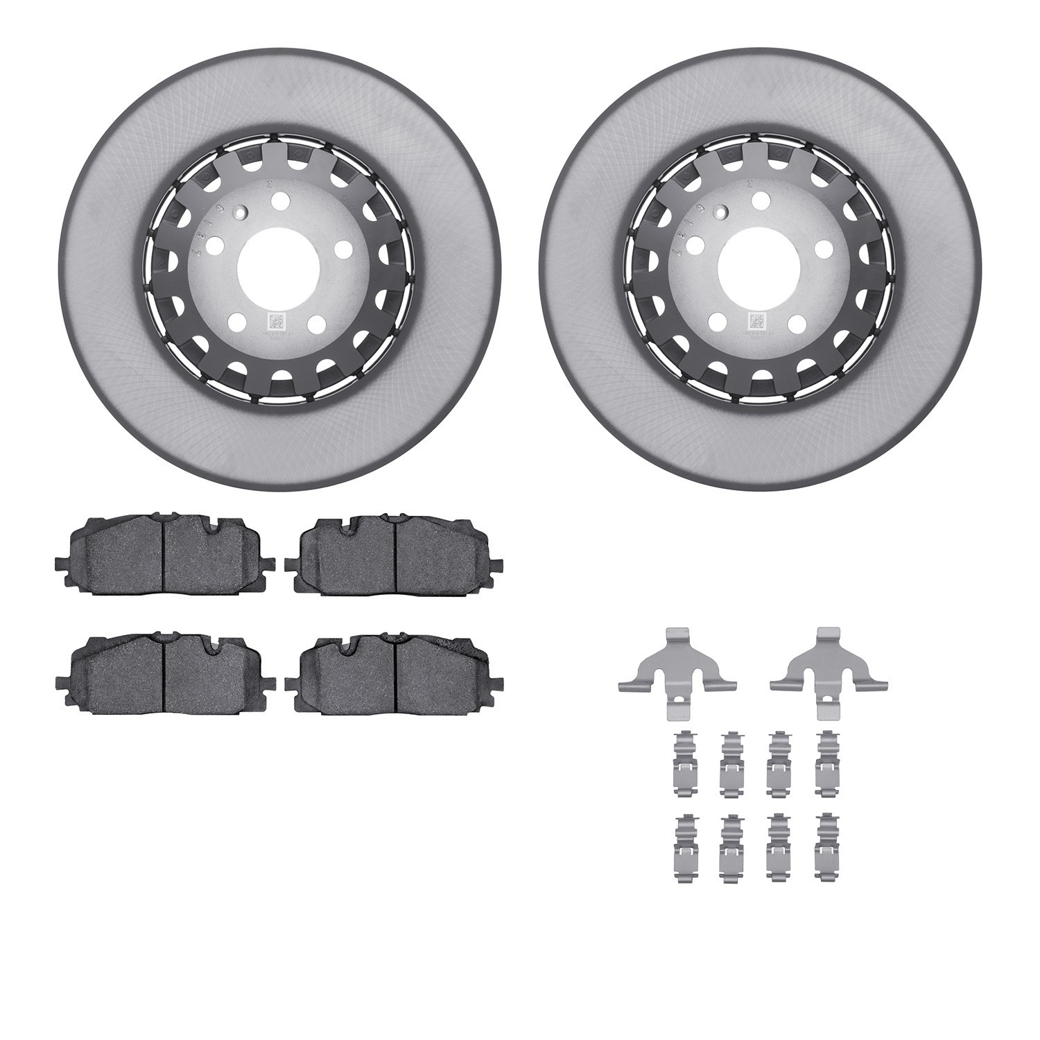 DYN-4612-73050 DFC Geospec Rotors with EURO 5000 Ceramic Brake Pads includes Hardware