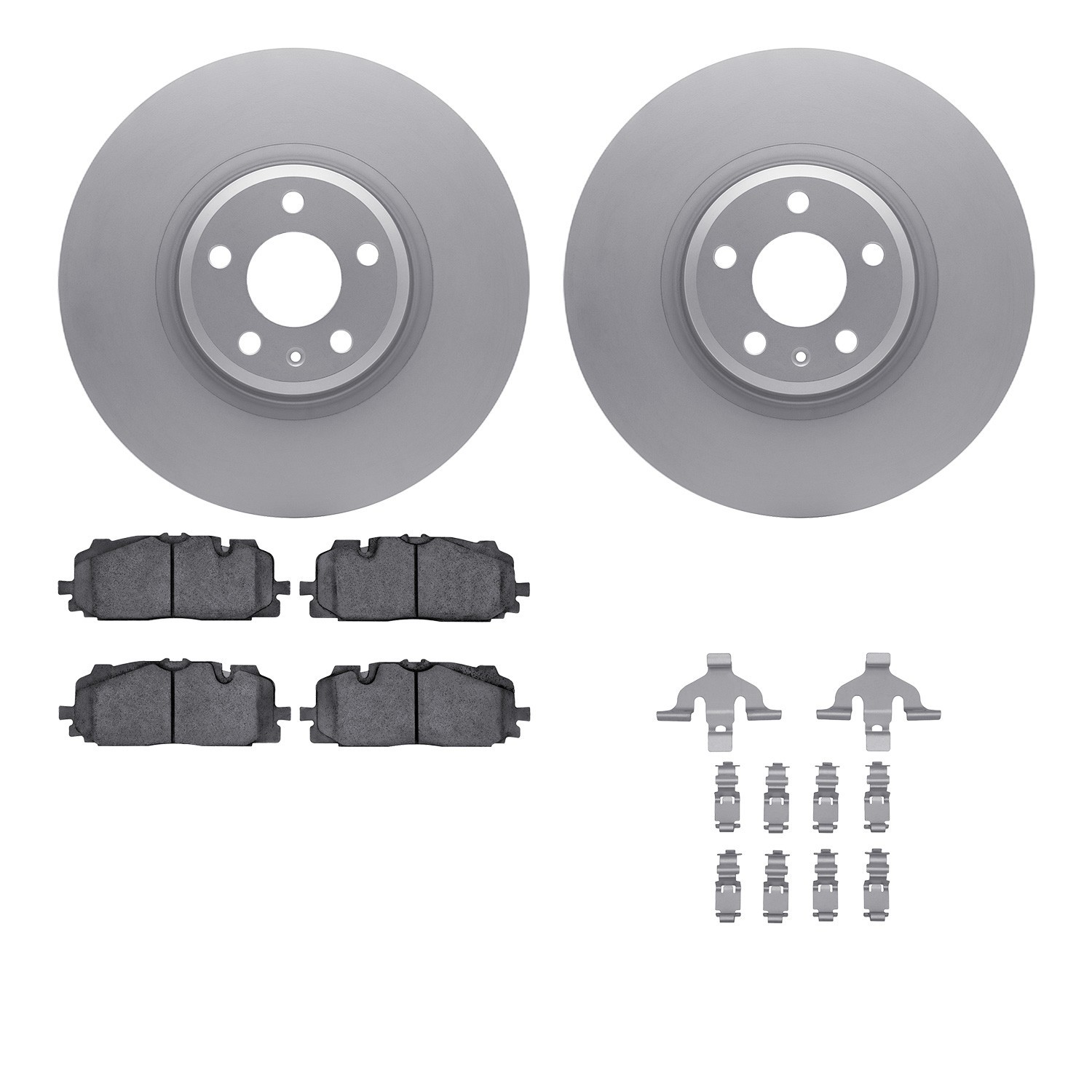 DYN-4612-73054 DFC Geospec Rotors with EURO 5000 Ceramic Brake Pads includes Hardware