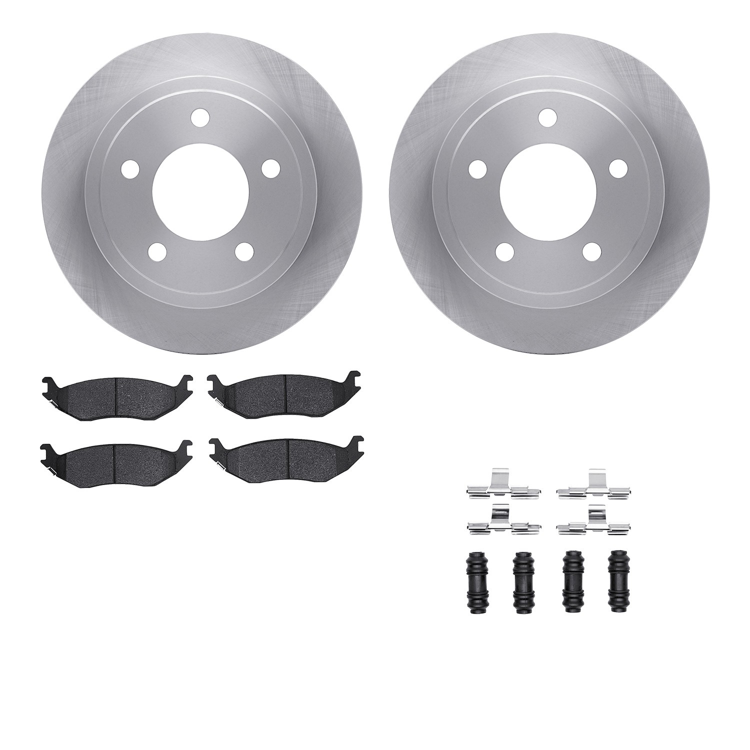 DYN 6212-40435 DFC Brake Rotor- HD Brake Pad - Hardware