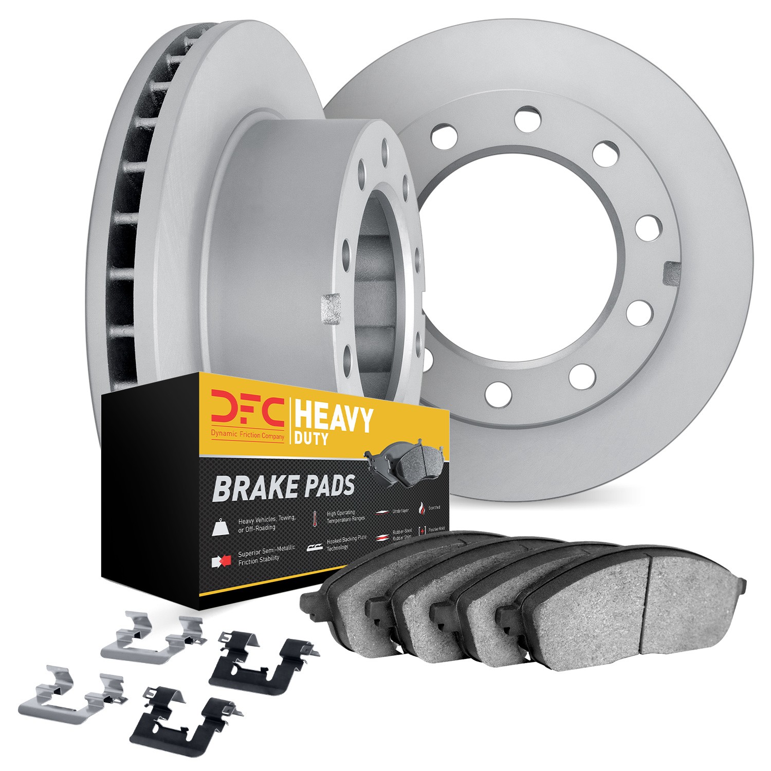 DYN 6212-40474 DFC Brake Rotor- HD Brake Pad - Hardware - Image 2