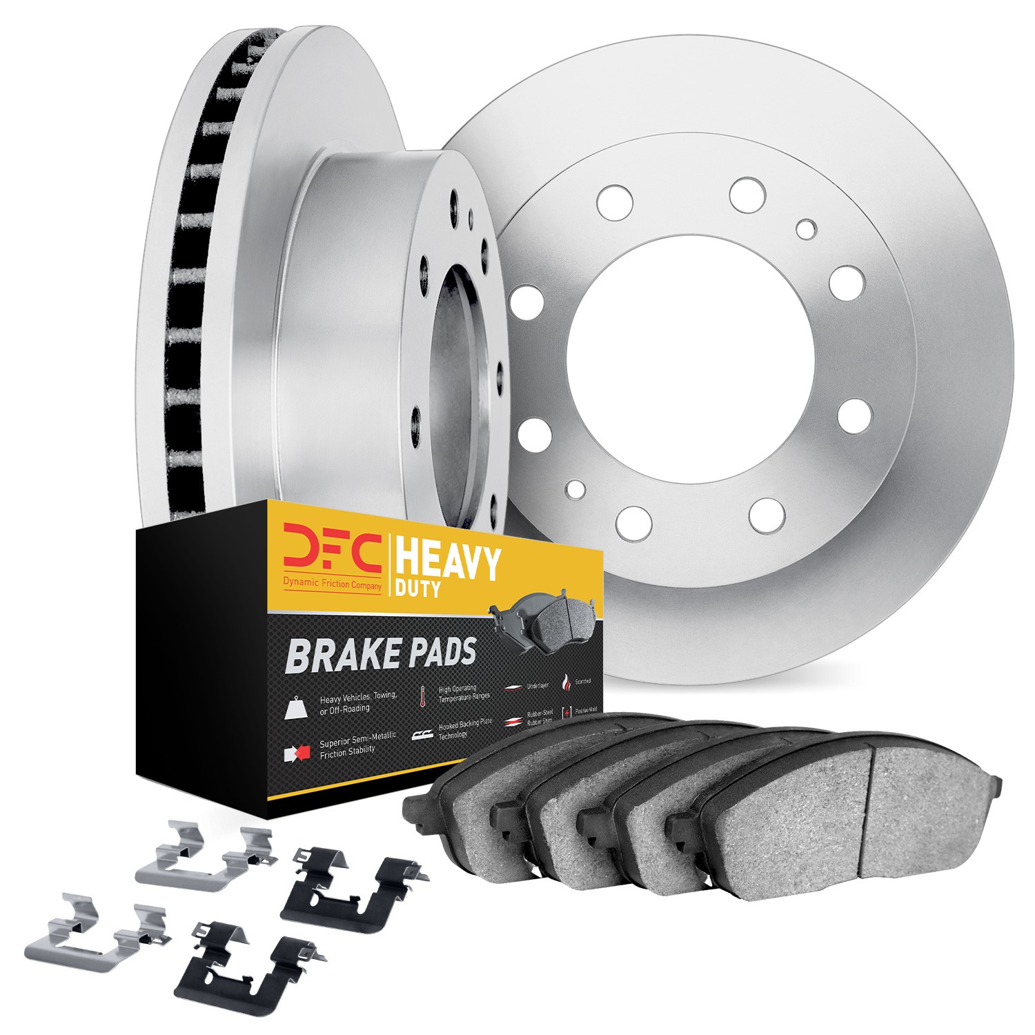 DYN-6212-40486 DFC Brake Rotor- HD Brake Pad - Hardware - Image 2