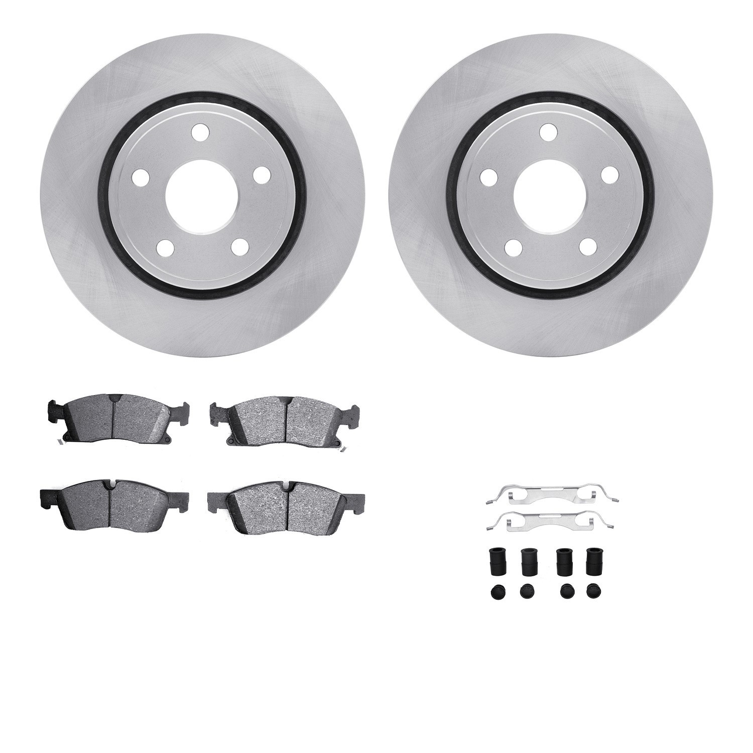 DYN 6212-42004 DFC Brake Rotor- HD Brake Pad - Hardware