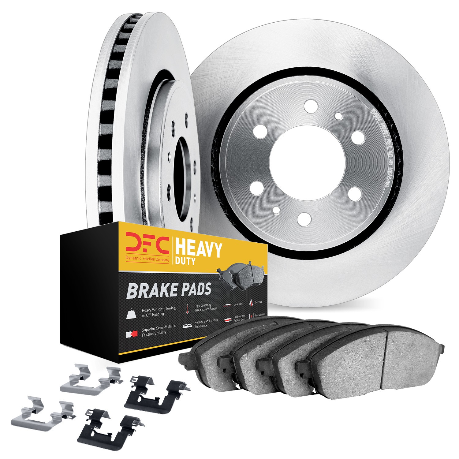 DYN 6212-42208 DFC Brake Rotor- HD Brake Pad - Hardware