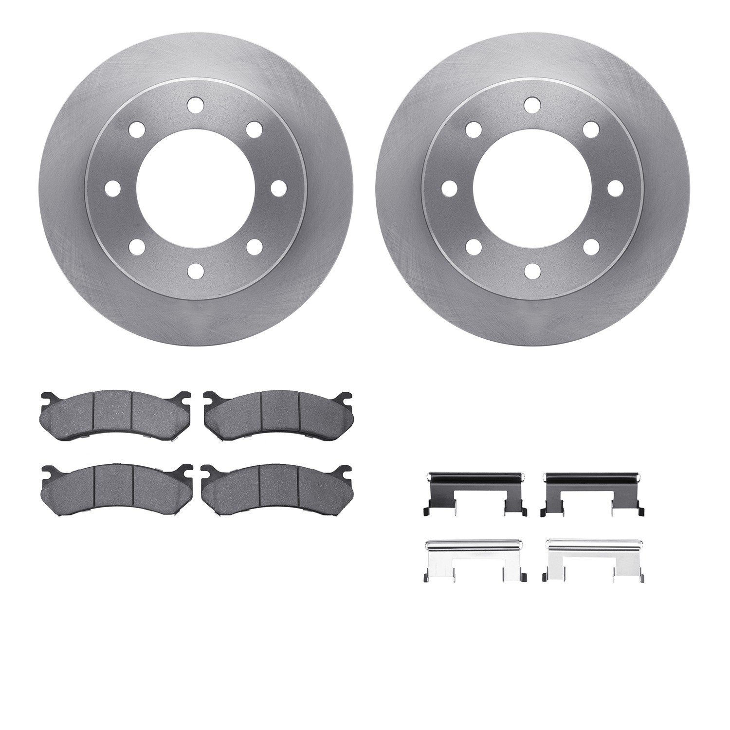 DYN-6212-48019 DFC Brake Rotor- HD Brake Pad - Hardware